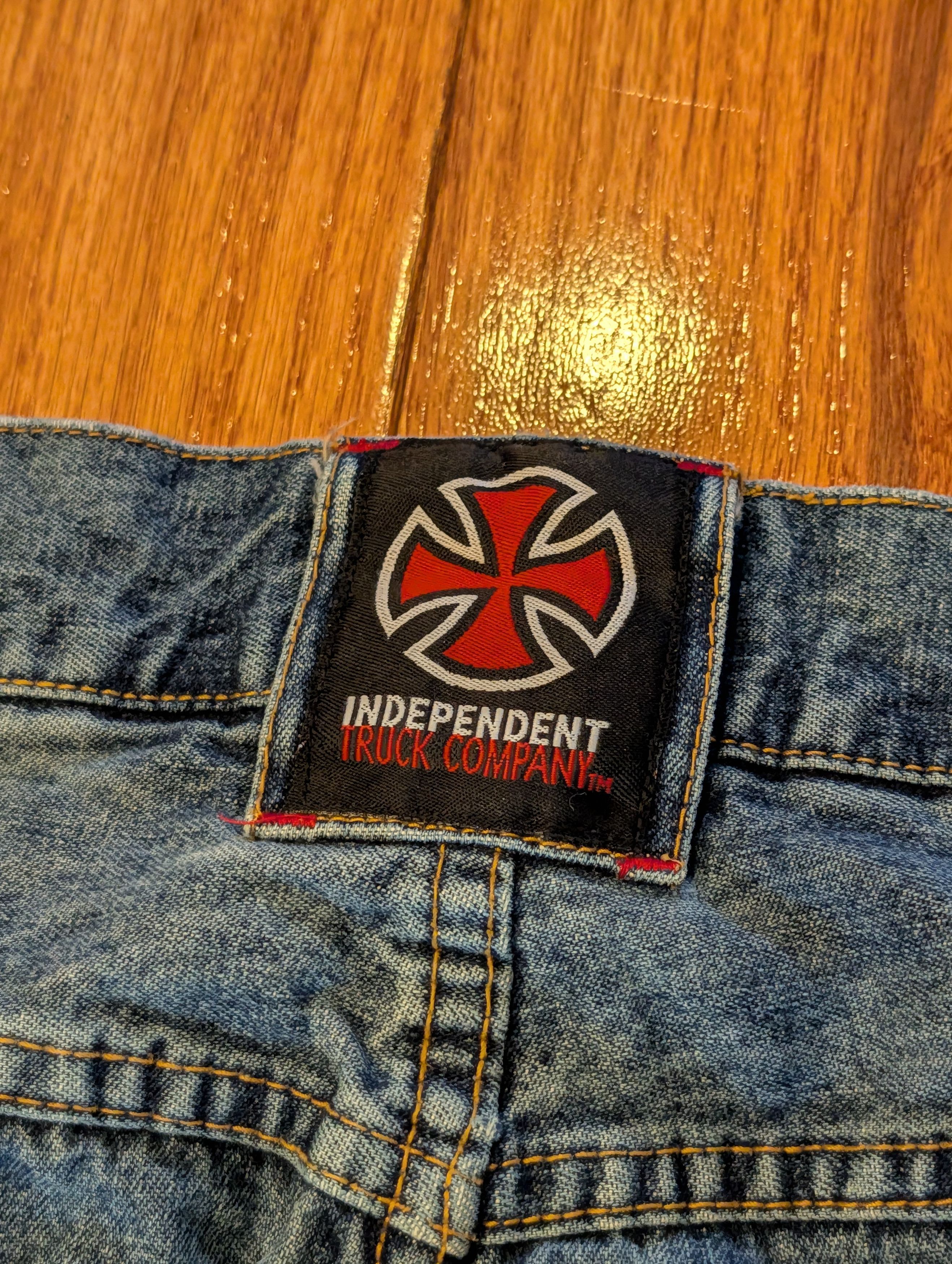 Independent Truck Co. Independent Truck Jeans 33x32 Y2K Vintage Baggy Skater Wide Size US 33 - 10 Thumbnail