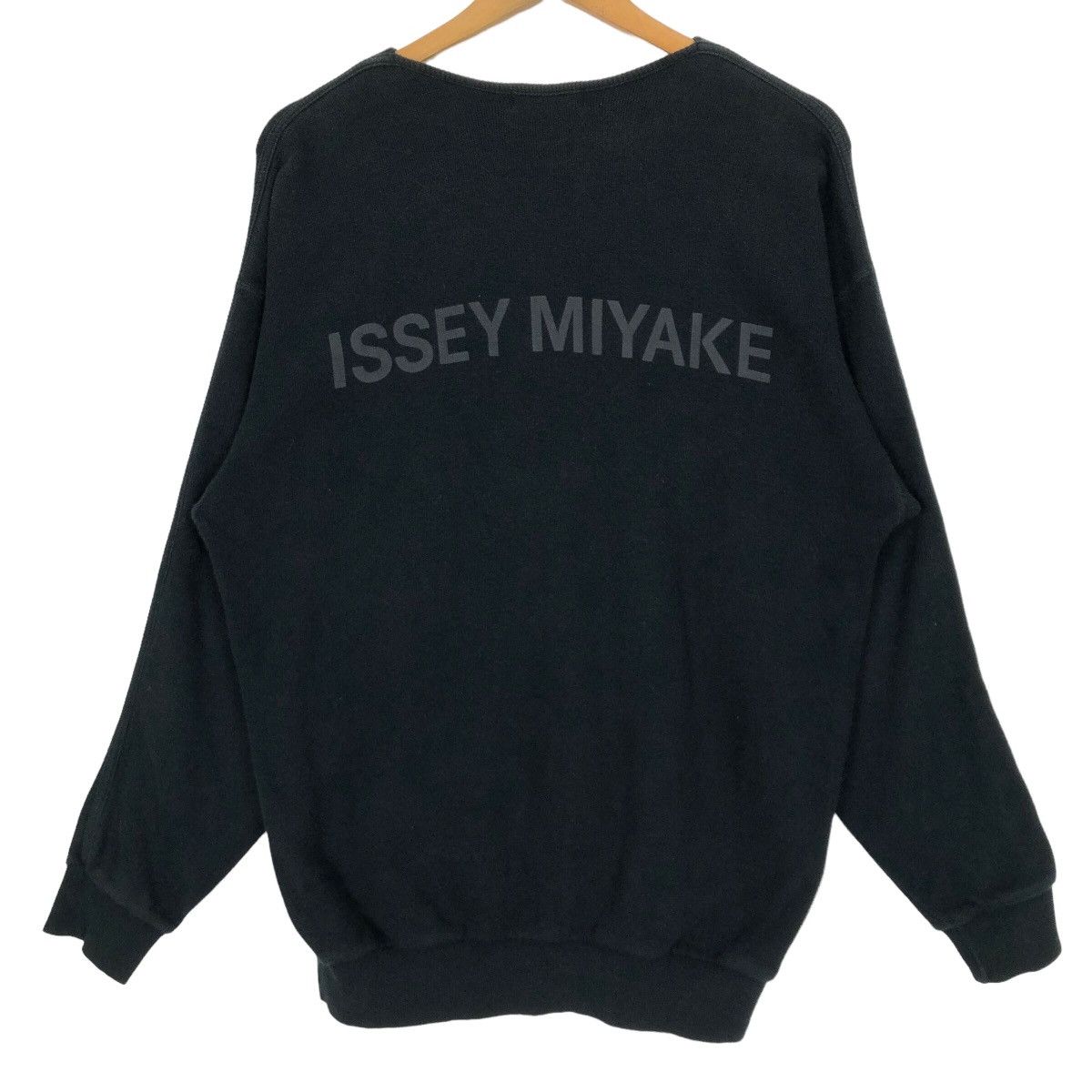 Vintage Issey Miyake Crewneck Sweatshirt Spell Out Sweater