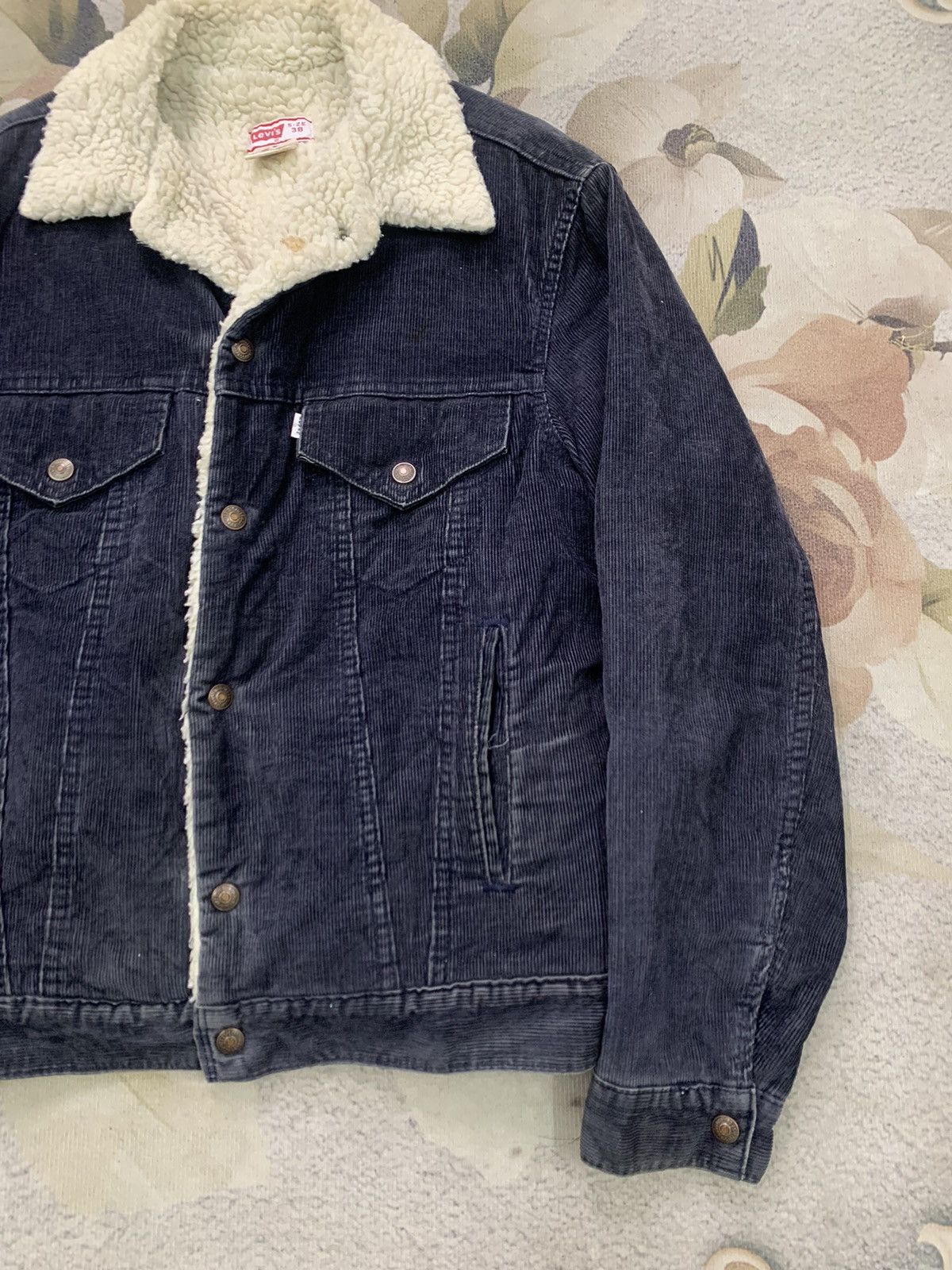 Levi's Vtg Levis Corduroi Sherpa Jacket Made in Usa Size US M / EU 48-50 / 2 - 4 Thumbnail