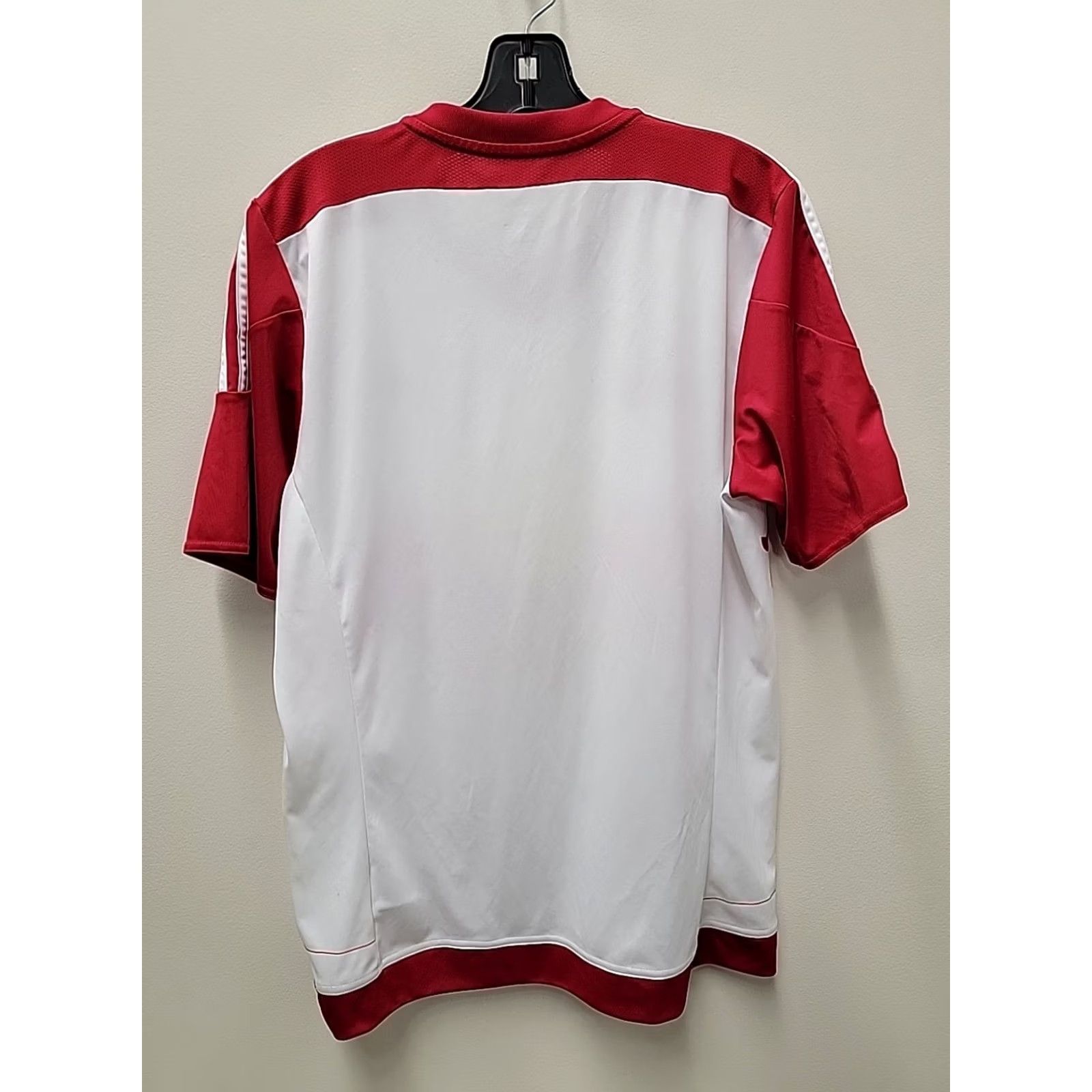 Adidas Red Bull NY 2015 2016 HOME FOOTBALL SHIRT ADIDAS SIZE M Climacool Jersey T-Shirt Men Multicolor Crew Neck Short Sleeve Logo Sports Shirt Mens Size US M / EU 48-50 / 2 - 7 Thumbnail