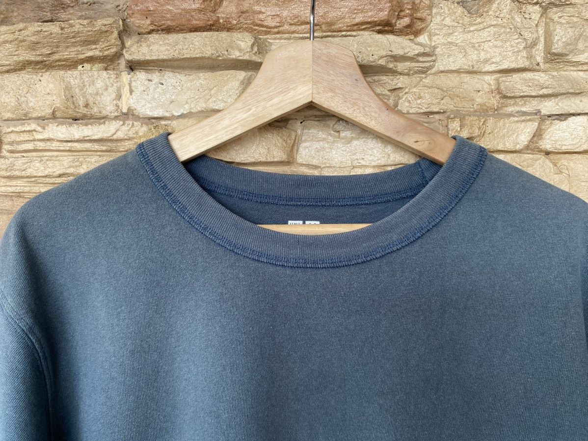 Vintage Thrashed Faded Lemaire X Uniqlo Distressed Tshirt Size US L / EU 52-54 / 3 - 4 Thumbnail