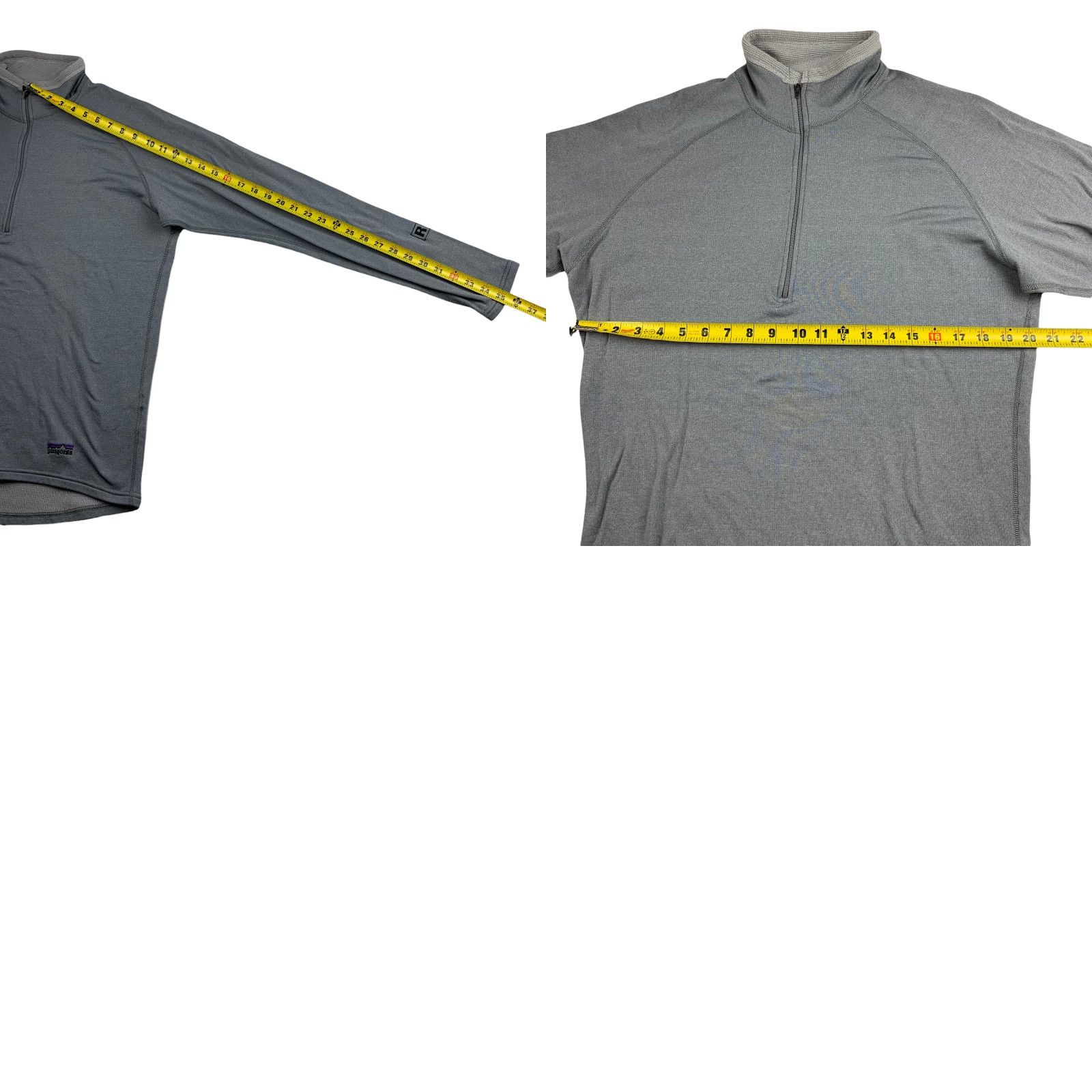 Patagonia Patagonia Men's Performance Stretch 1/4 Zip Pullover Jacket Gray Medium Size US M / EU 48-50 / 2 - 8 Thumbnail
