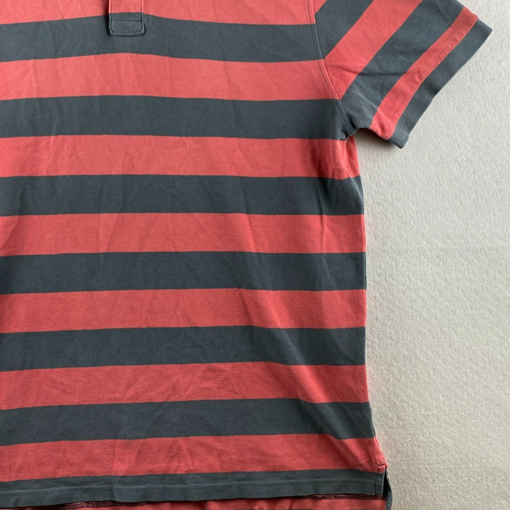 J.Crew J.CREW Polo Shirt Mens XL Striped Polo Collared Short Sleeve Multicolor 100% Cotton Regular Modern Golf Mens Size US XL / EU 56 / 4 - 3 Thumbnail