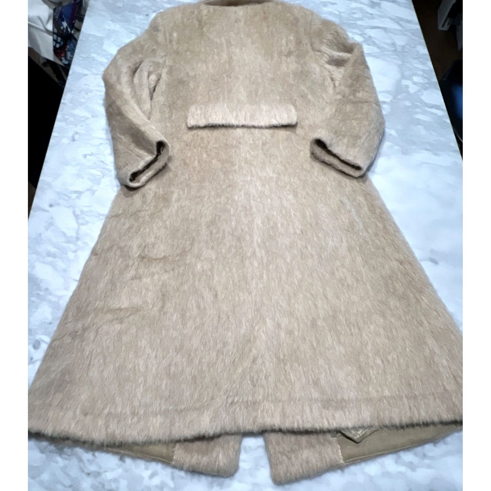 Vintage VINTAGE Lama Jacket Women’s 42 Long Garantiert Echtes Florgewebe Size M / US 6-8 / IT 42-44 - 5 Thumbnail