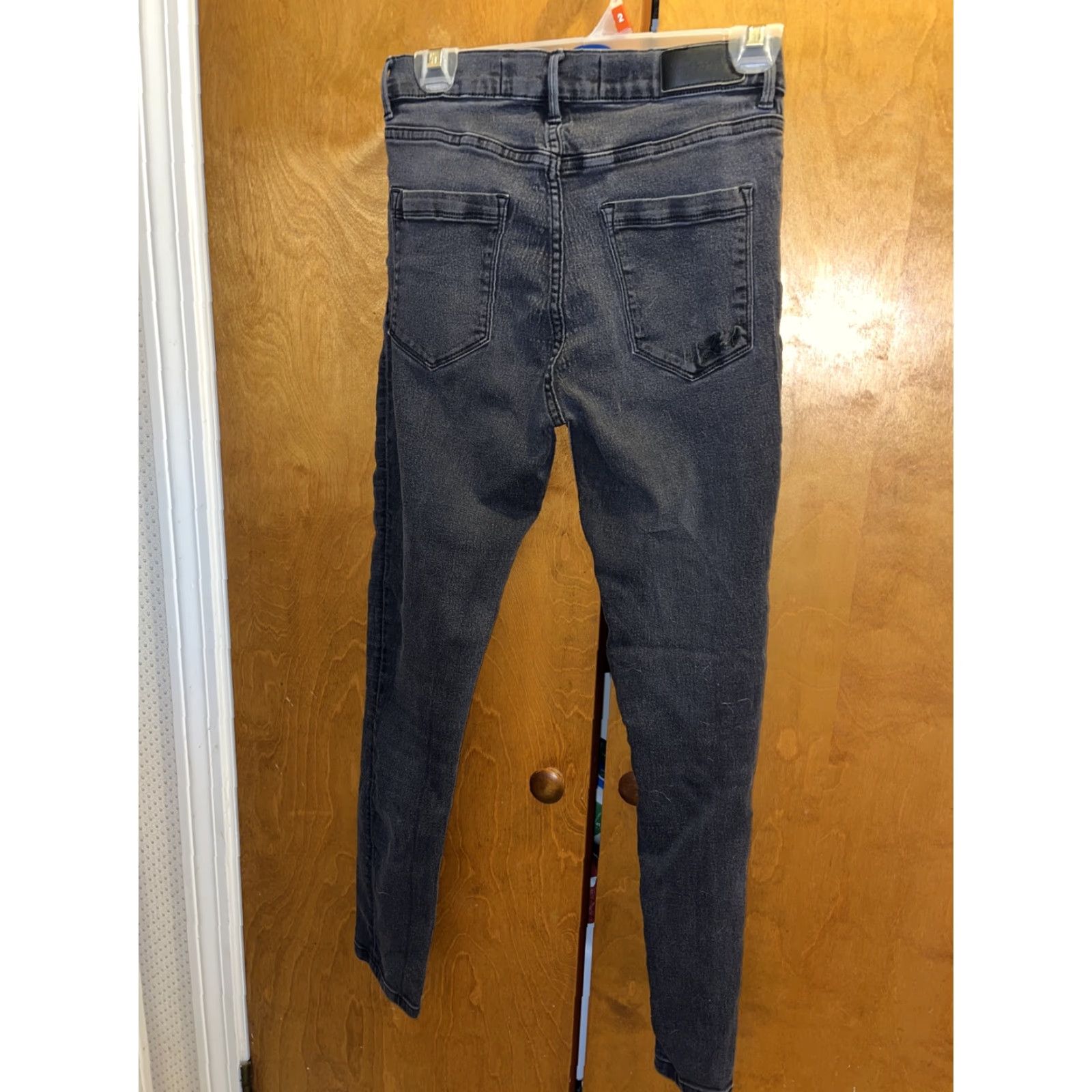 Karl Lagerfeld Vintage Karl Lagerfeld Women's Black Skinny Jeans Size 10 90s Denim Stretch City Chic Size 32" / US 10 / IT 46 - 4 Thumbnail