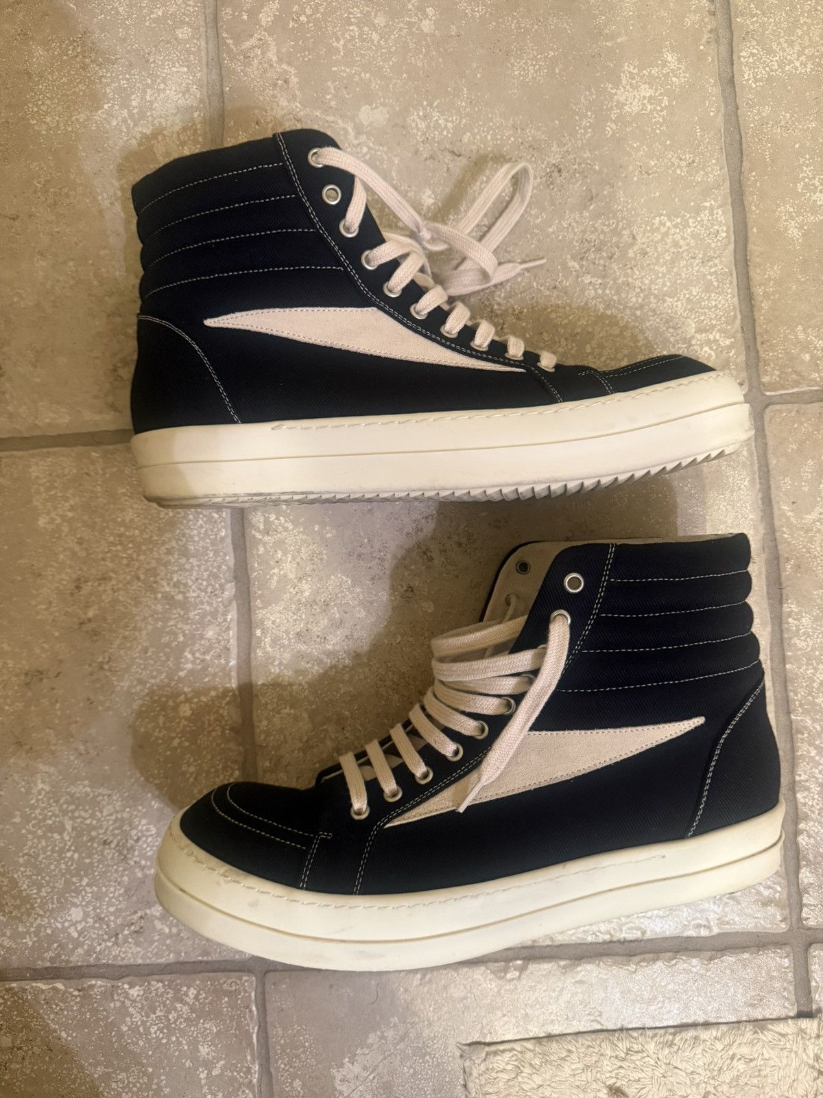 Rick Owens Drkshdw Rick Owens Drkshdw highs Size US 12 / EU 45 - 7 Thumbnail