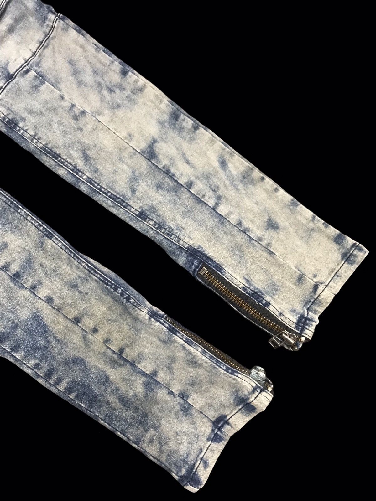 Japanese Brand × NO ID 💥ARCHIVAL💥NO ID ACID WASH BIKER PANT F172 Size US 32 / EU 48 - 13 Thumbnail