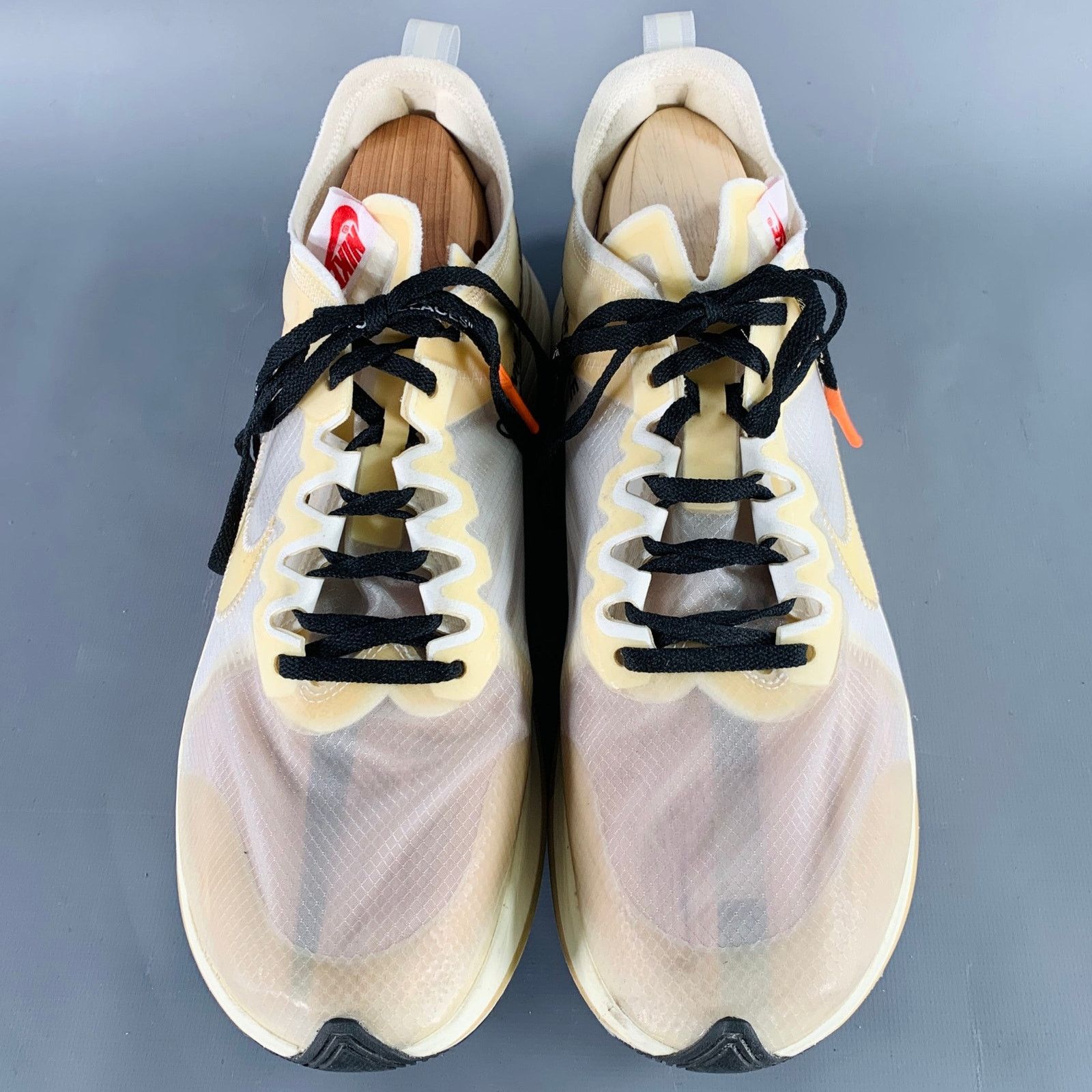 Nike The Ten White Translucent Synthetic Athletic Sneakers Size US 11 / EU 44 - 4 Thumbnail