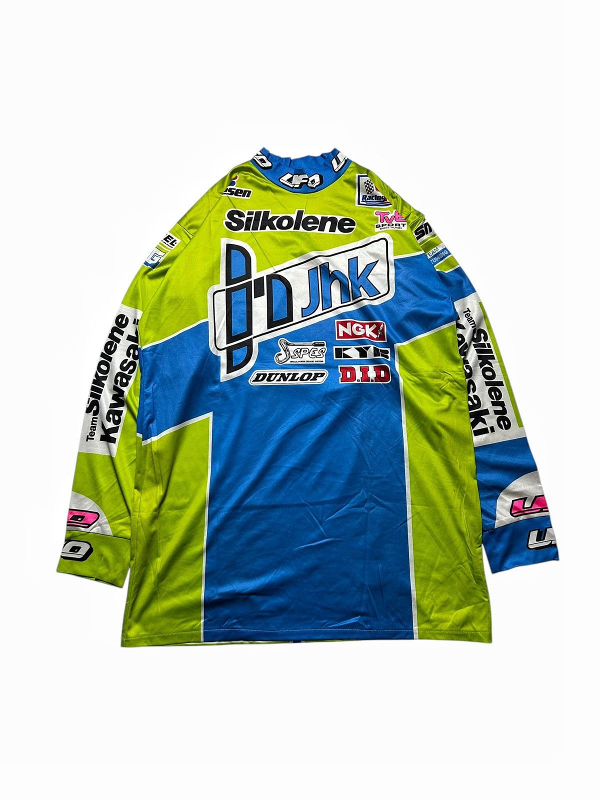 Gear for Sports × Vintage Rare Vintage 90s Kawasaki Team Racing UFO Jersey Motocross Size US L / EU 52-54 / 3 - 1 Thumbnail