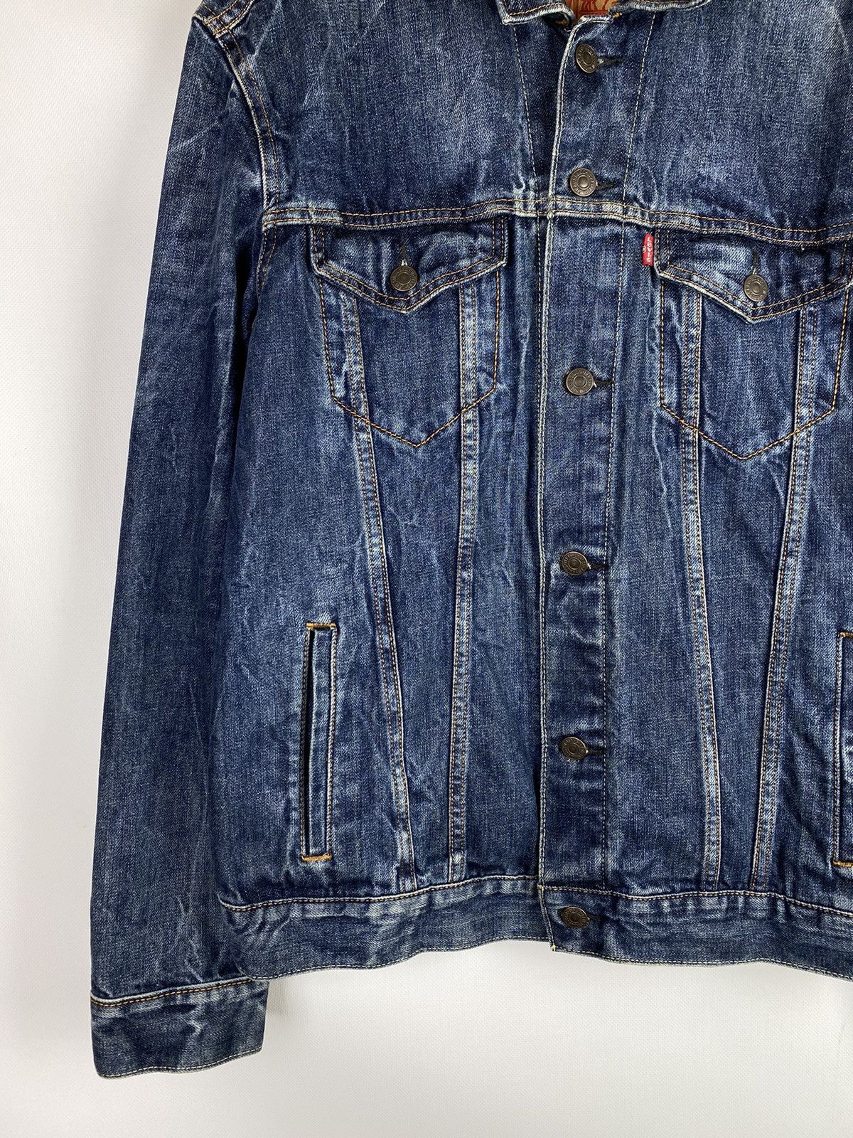 Levi's Levis men’s denim trucker jacket size L Size US L / EU 52-54 / 3 - 8 Thumbnail