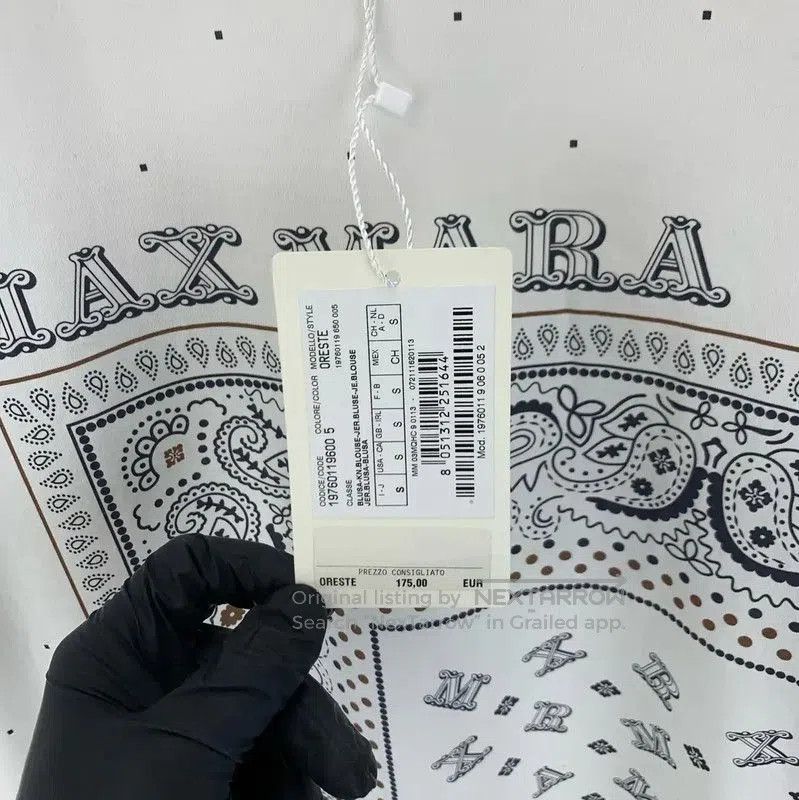 Max Mara MaxMara White Cotton Women's T-Shirt . Size S / US 4 / IT 40 - 5 Thumbnail
