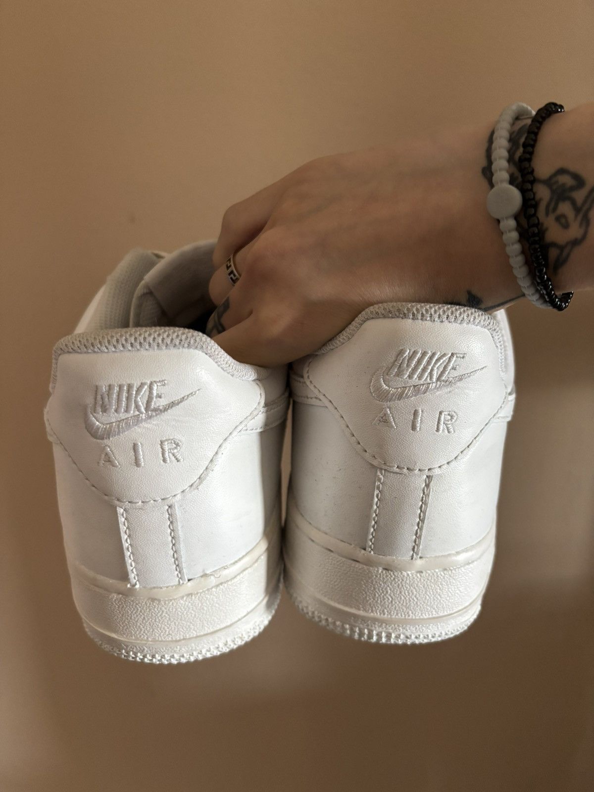 Nike Nike Air Force 1 ‘07 'White' Size US 9 / EU 42 - 4 Thumbnail