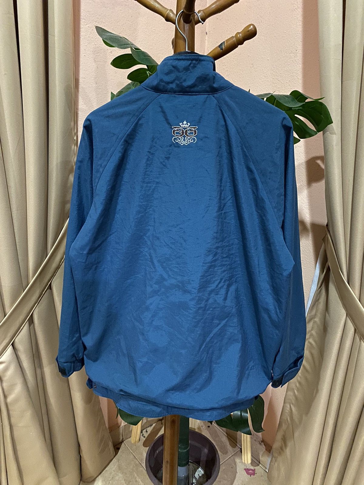Other Bugs Bum Track Jacket - Retro Blue Striped Zip-Up - Unisex Size US M / EU 48-50 / 2 - 11 Thumbnail