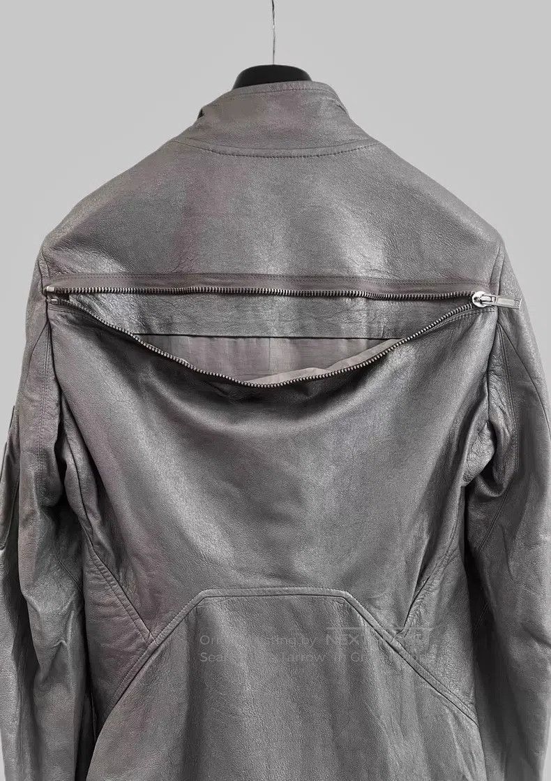 Rick Owens Rick Owens Back zipper leather jacket Size US XS / EU 42 / 0 - 6 Thumbnail