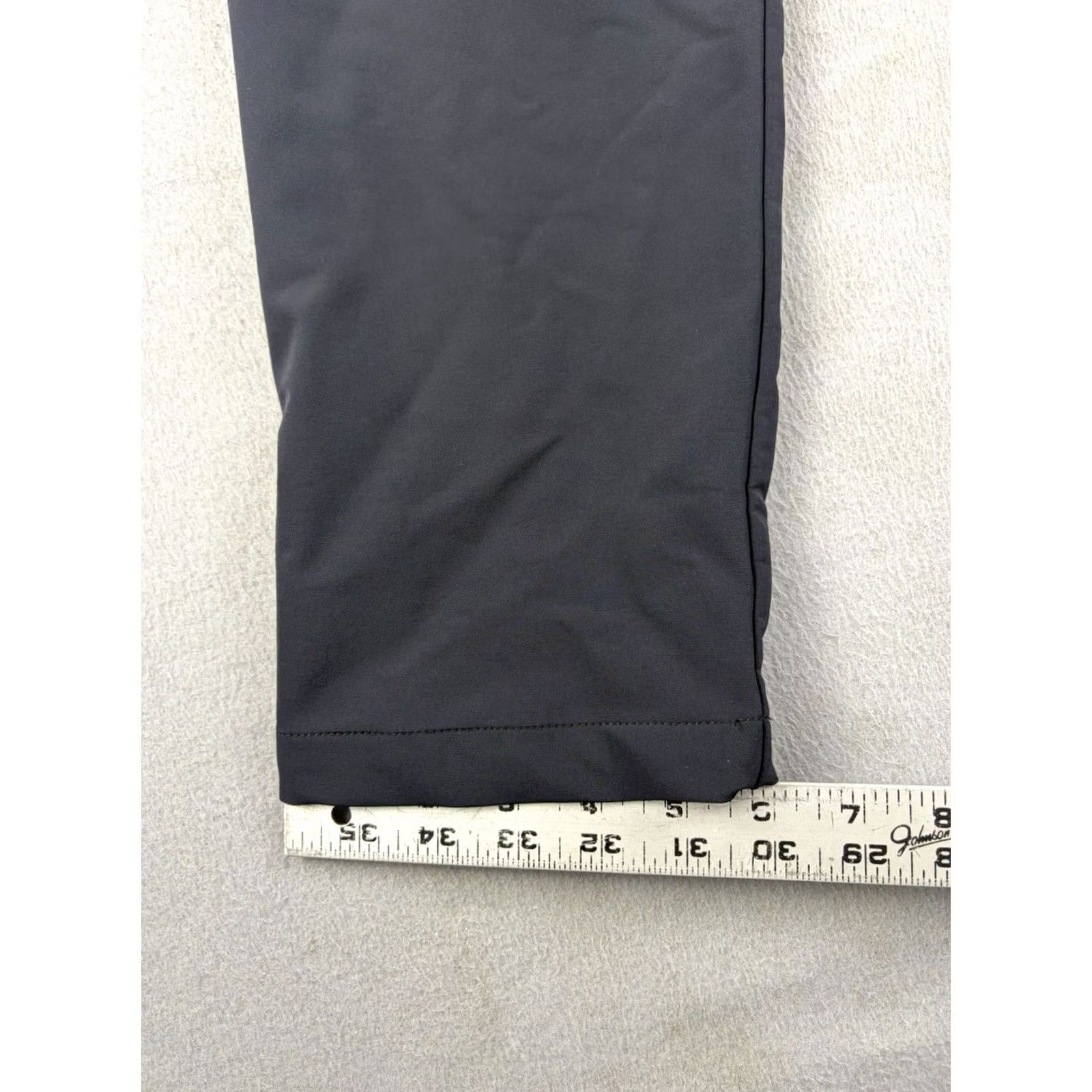 Vintage Bylt Cargo Pants Men Slim 30x29 Black Drawstring Stretch Inseam 29 in Tapered Logo Microfiber Cargo Pants Men M Black Size US 31 - 8 Thumbnail