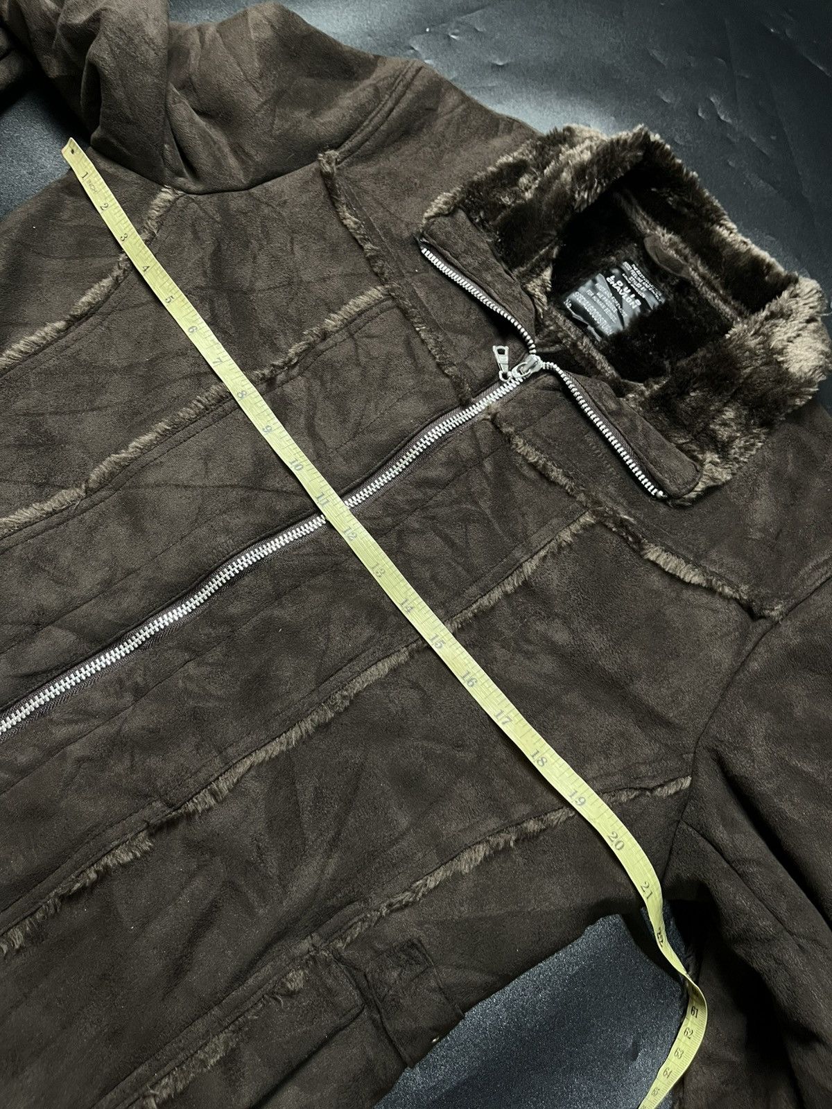 If Six Was Nine × Japanese Brand Japanese Louis Chavlon Crazy Suede Fur jacket Size US M / EU 48-50 / 2 - 10 Thumbnail
