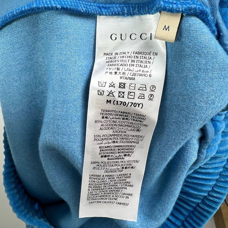Gucci Gucci Size M Double G towel blue shorts size M 2502-Nextar Size US 33 - 4 Thumbnail