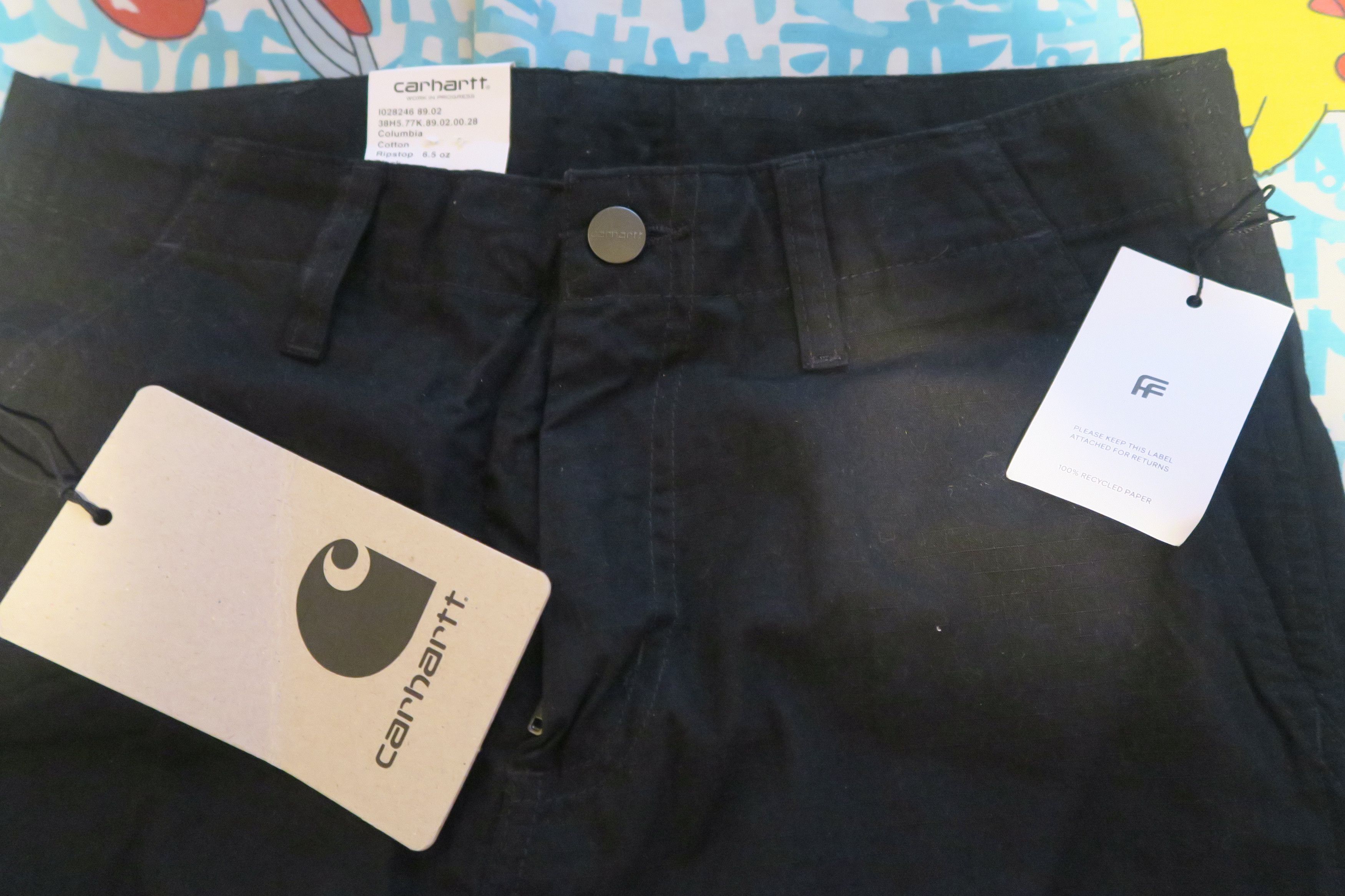 Carhartt Wip Carhartt WIP Regular Cargo Shorts Black Size 28 Size US 28 / EU 44 - 3 Thumbnail