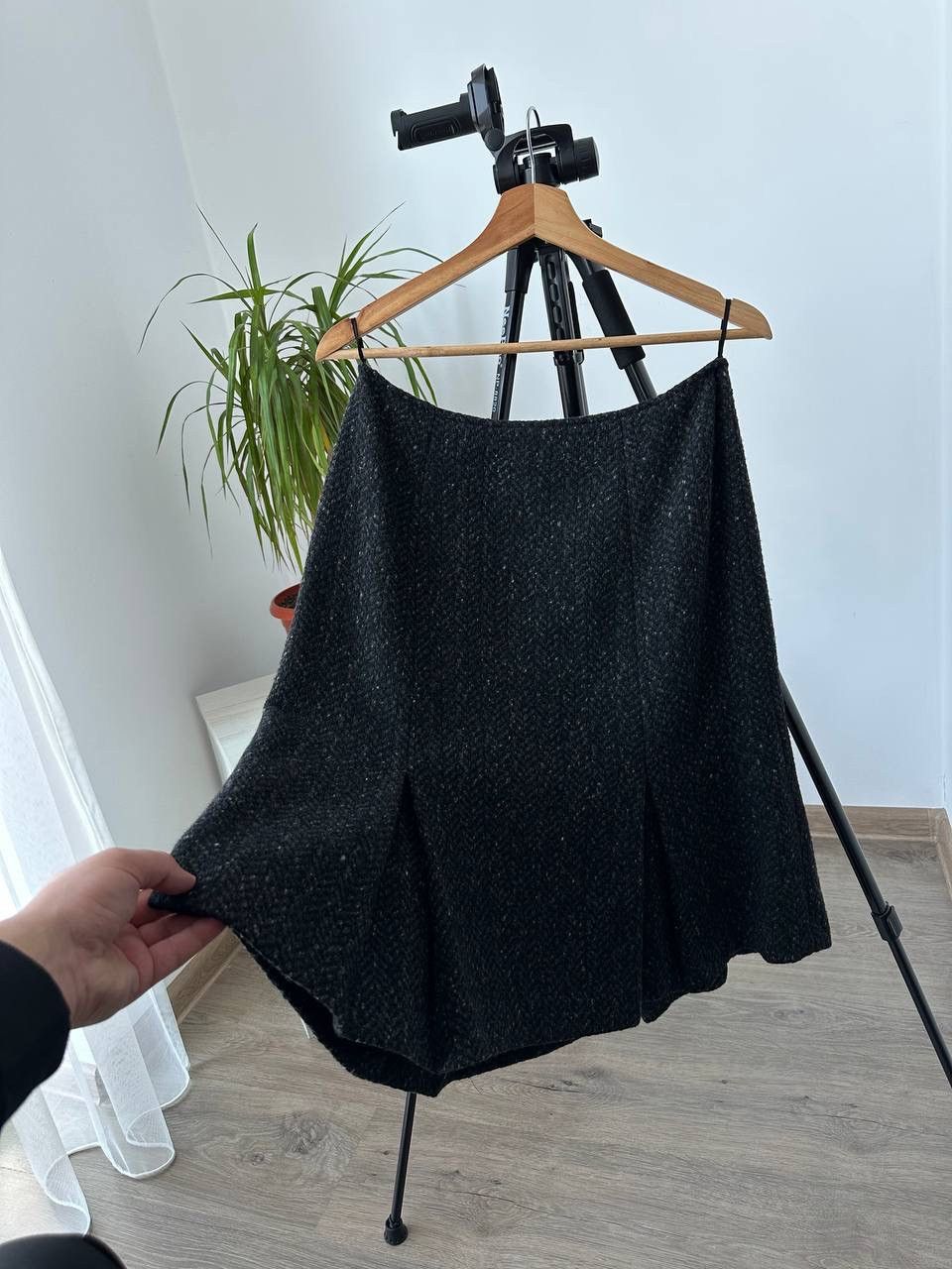 Max Mara × Vintage Vintage Max Mara Wool Rich Blend Gray Skirt Size 28" / US 6 / IT 42 - 11 Thumbnail