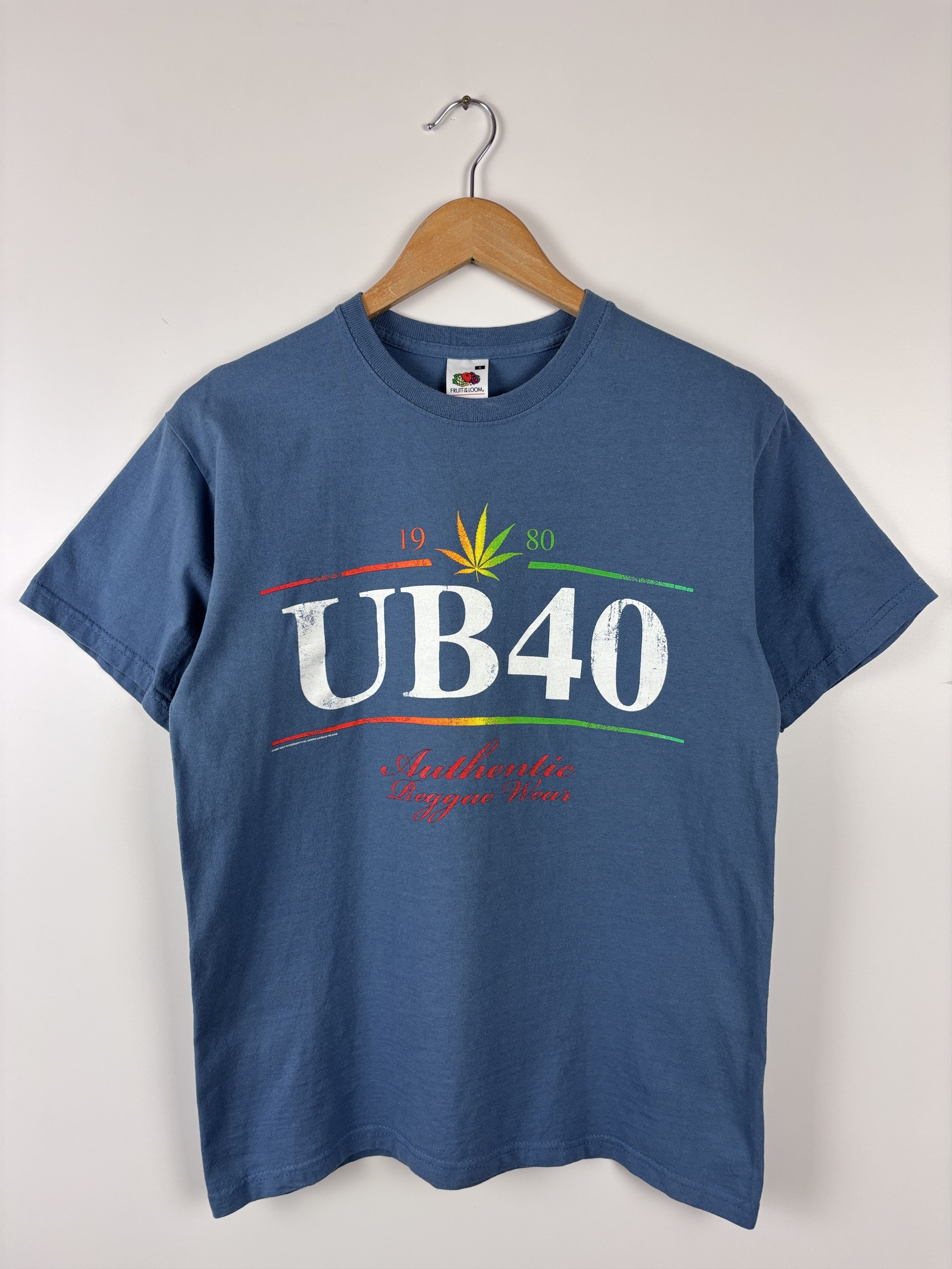 Band Tees × Fruit Of The Loom × Vintage Mens UB40 Band European Tour 2007 Blue Size S Size US S / EU 44-46 / 1 - 1 Thumbnail