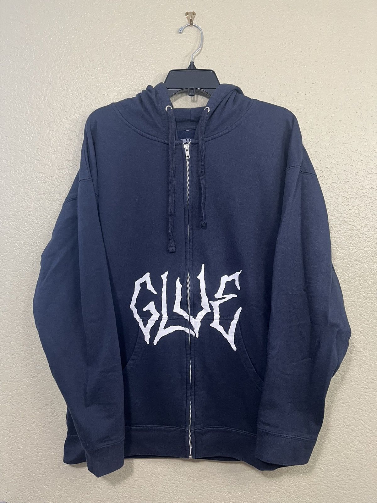 Other Glue Skateboards Castle Zip Hoodie Navy Size US XL / EU 56 / 4 - 1 Thumbnail