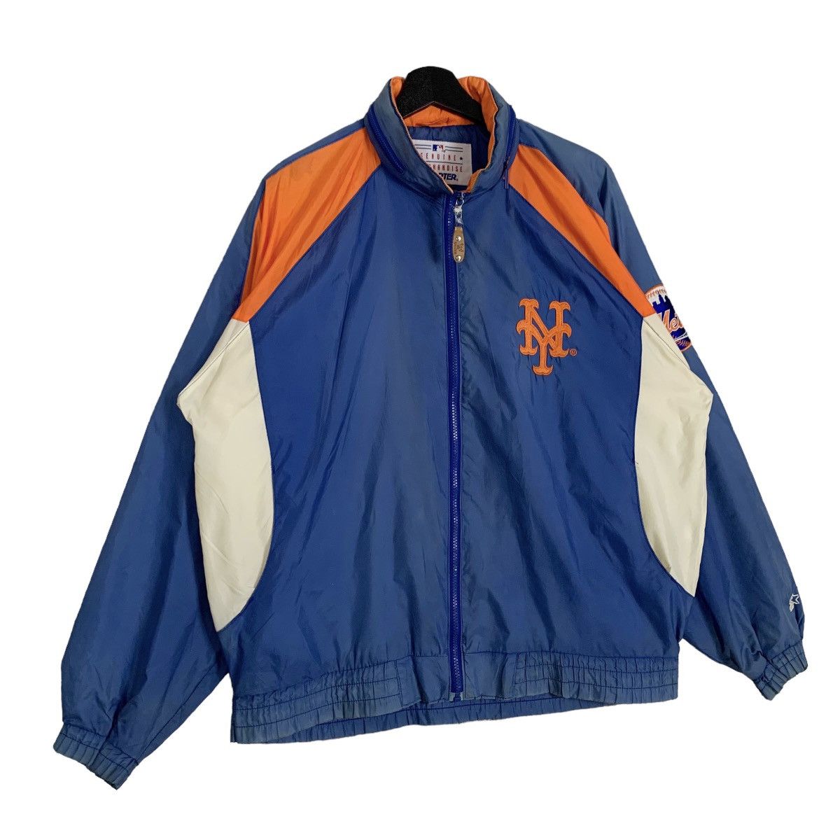 MLB Vintage MLB New York Mets Starter Windbreaker Jacket Size L Size US L / EU 52-54 / 3 - 4 Thumbnail