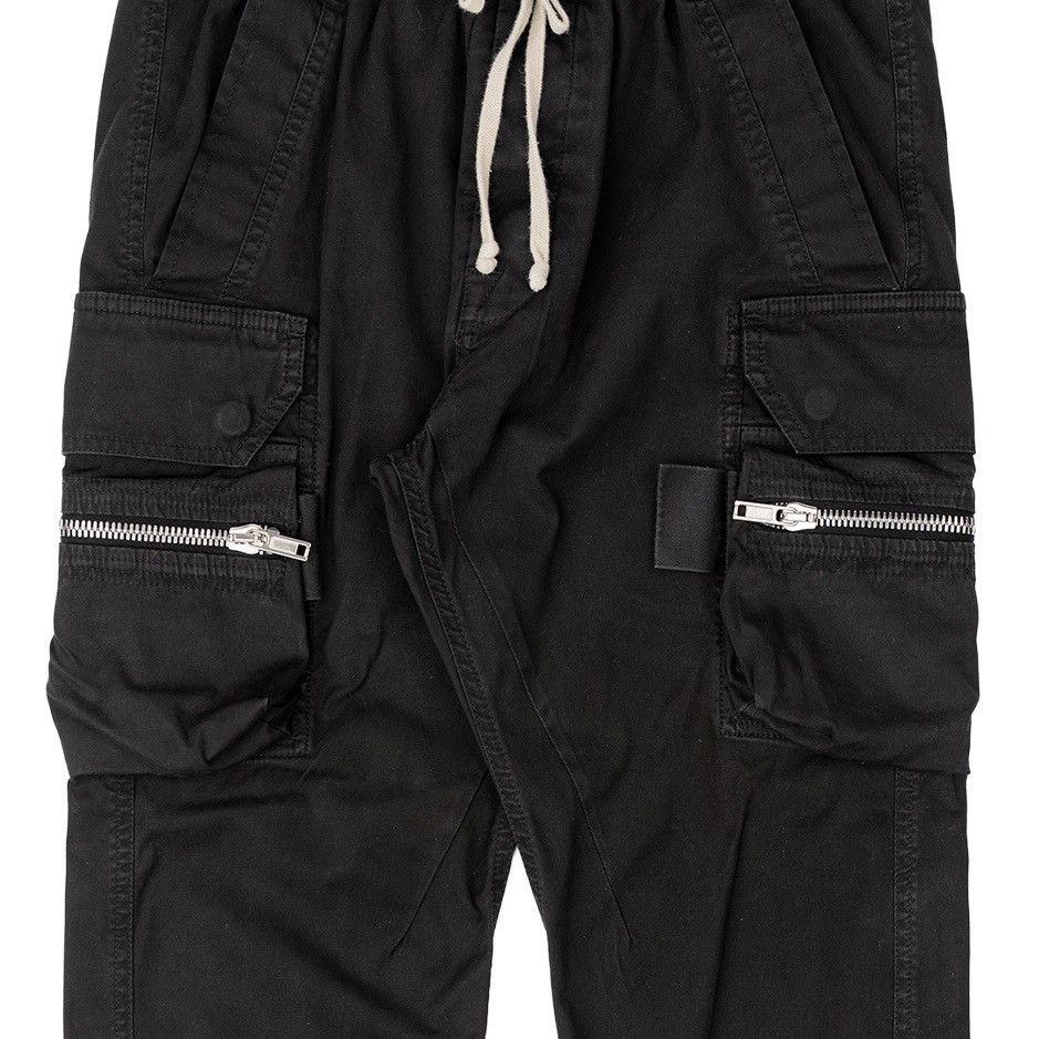 Rick Owens EDFU Mastodon Cargo Pants Black Size US 33 - 3 Thumbnail