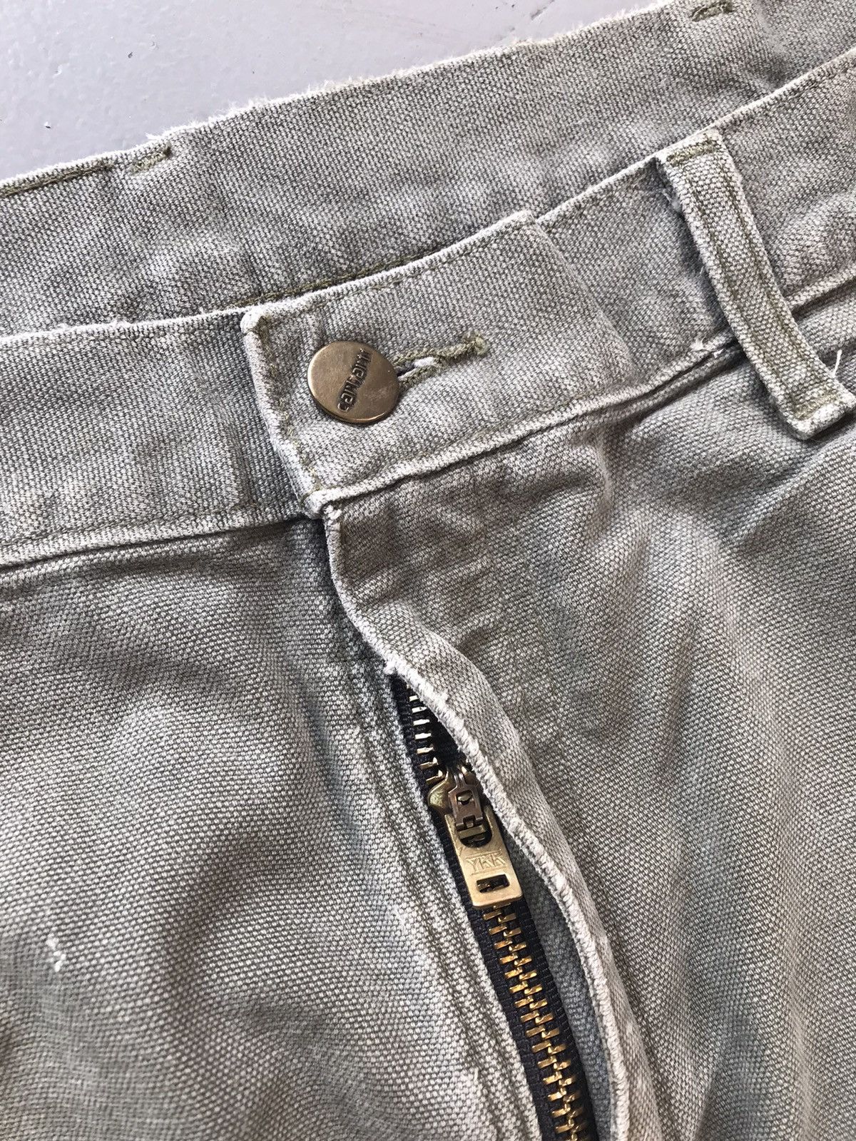 Carhartt × Vintage Vintage Carhartt B11 moss green denim pant Size US 34 / EU 50 - 5 Thumbnail