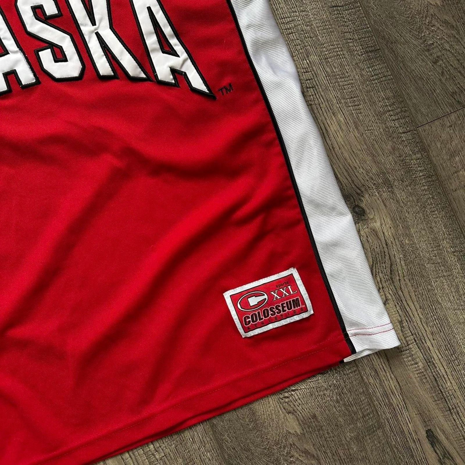 NCAA × Vintage Vintage Y2K Nebraska Huskers NCAA College Basketball Jersey Size US XXL / EU 58 / 5 - 2 Thumbnail