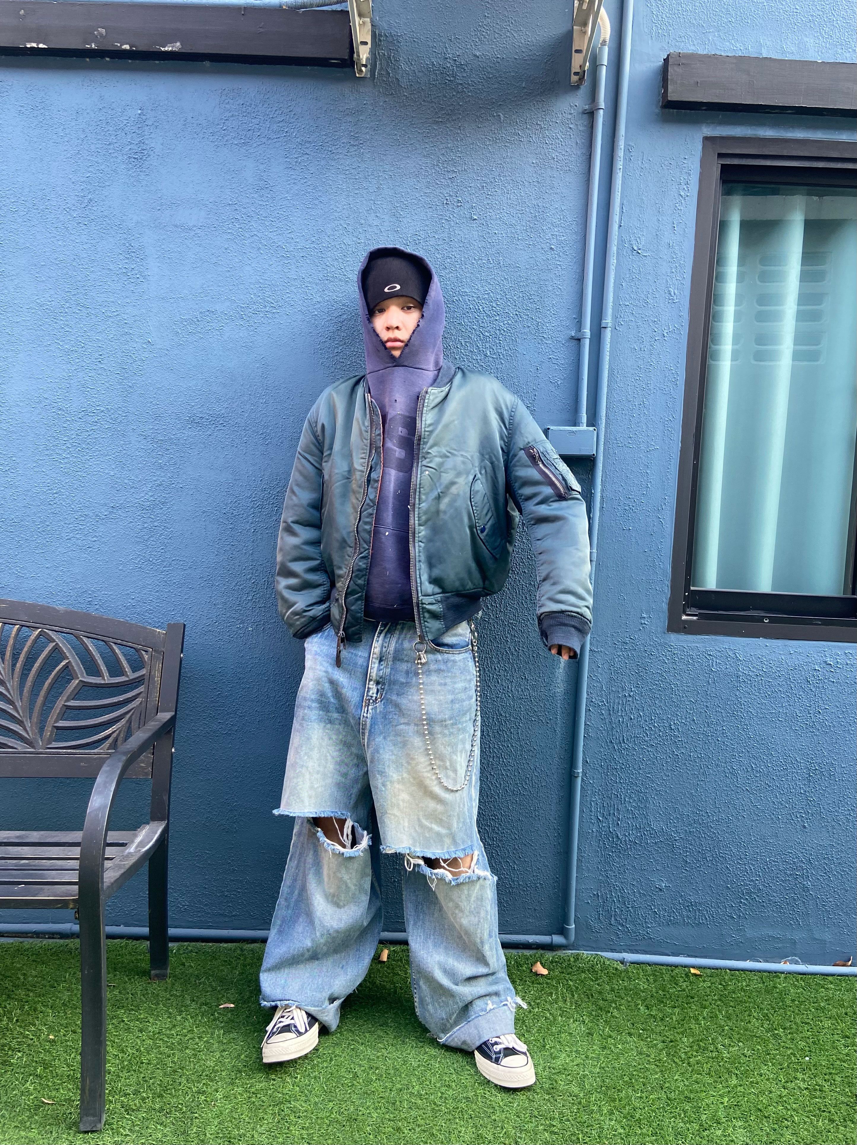 Other Faded Reversible Ma-1 Bomber Jacket Size US M / EU 48-50 / 2 - 12 Thumbnail