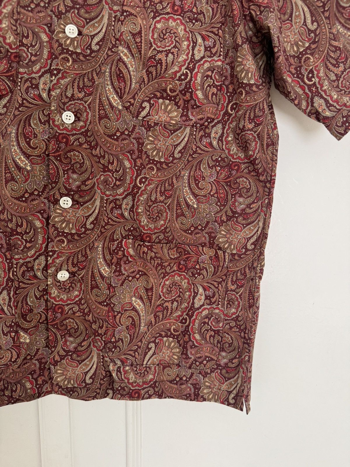 Battenwear Battenwear Five Pocket Zuma Vacation Shirt XS Red Paisley Size US XS / EU 42 / 0 - 5 Thumbnail