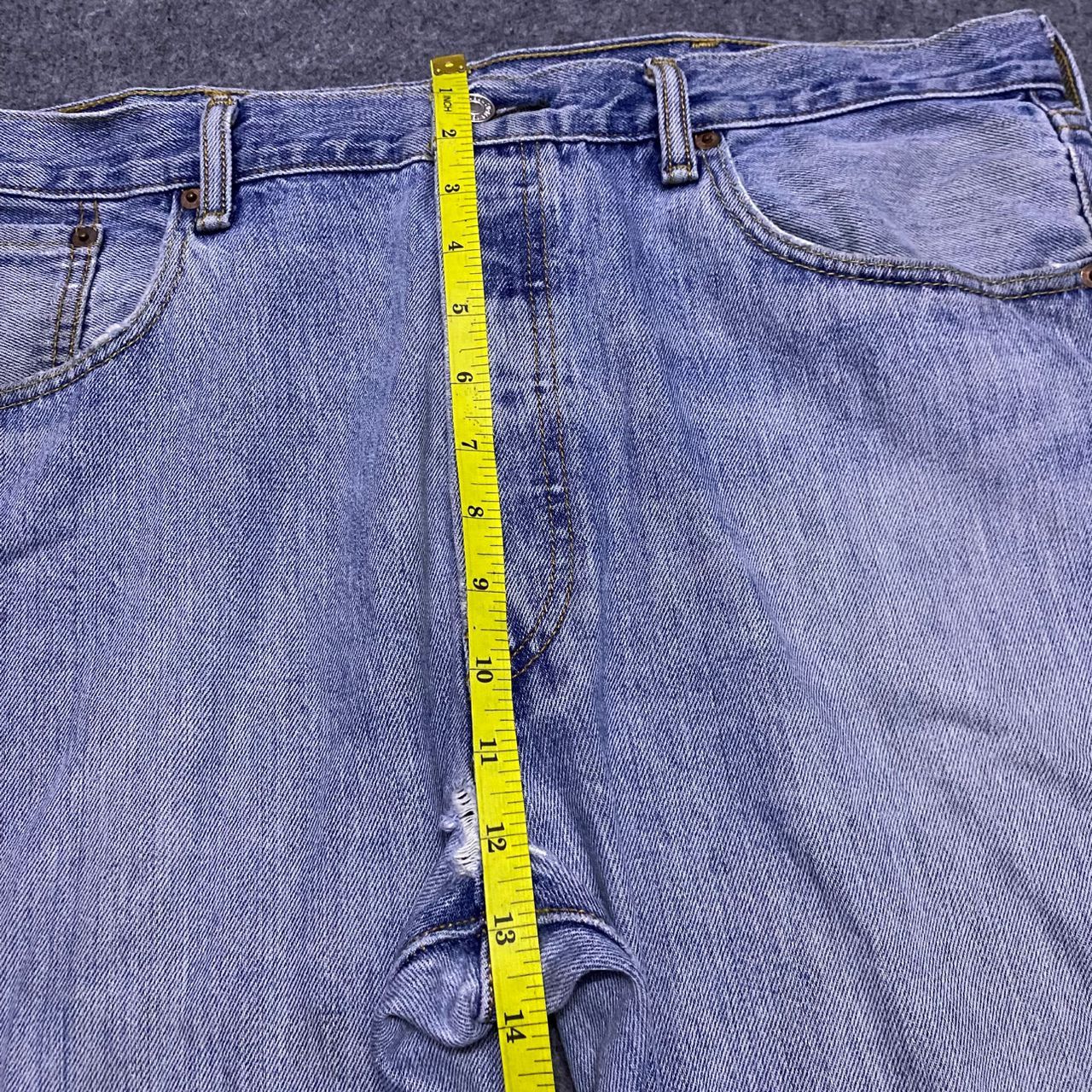 Levi's Vintage Levis 501 Distressed denim Kurt Cobain Style Size US 39 - 3 Thumbnail