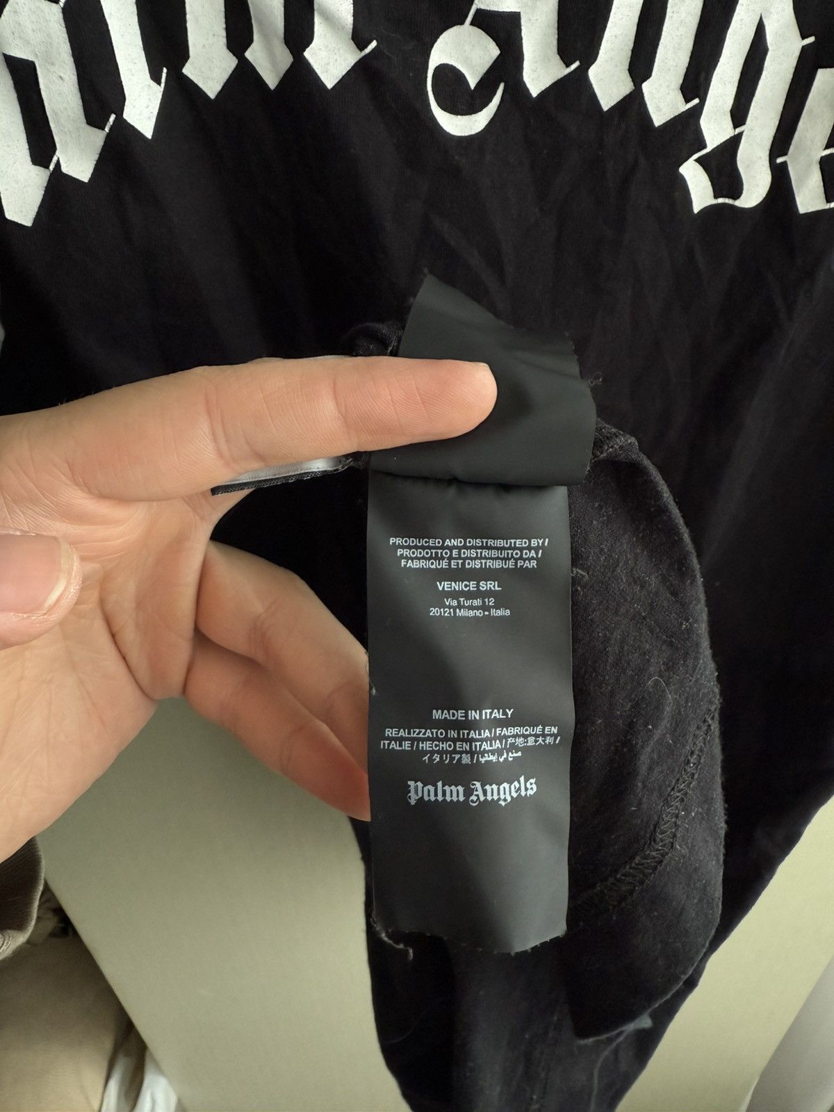 Palm Angels Black Authentic Palm Angels T-shirt Size US M / EU 48-50 / 2 - 9 Thumbnail