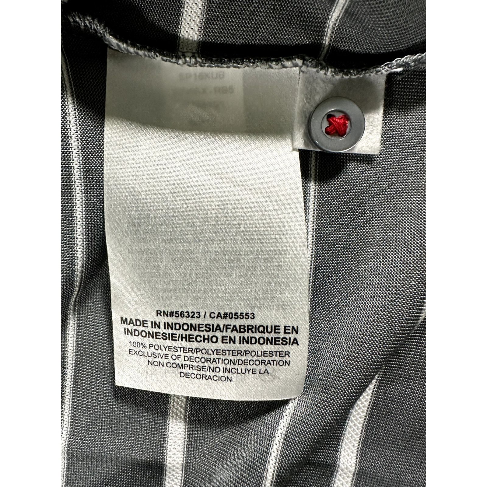 Nike Nike Cincinnati Reds Dri-Fit Gray Striped Polo Shirt Drifit Size US S / EU 44-46 / 1 - 9 Thumbnail