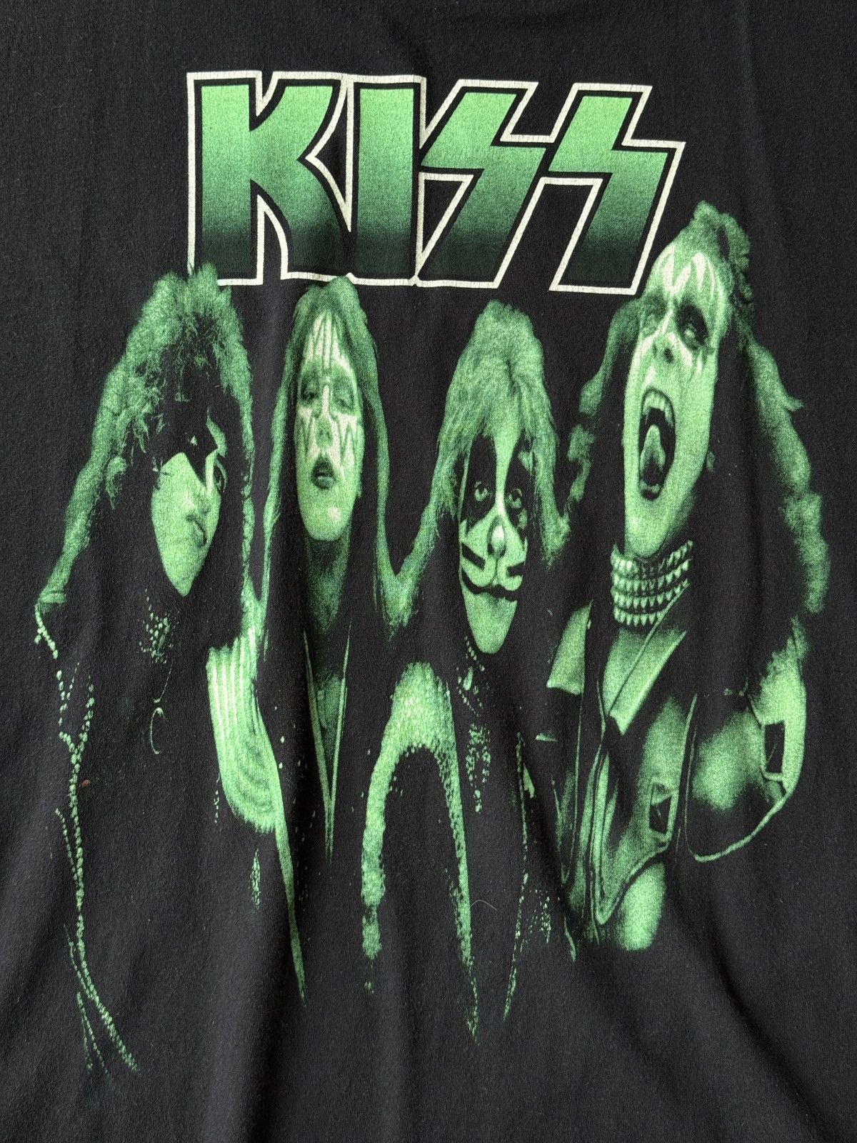 KISS KISS Psycho Circus 1998 Tour Sexy Vintage Tee Neon Green Size US XXL / EU 58 / 5 - 3 Thumbnail