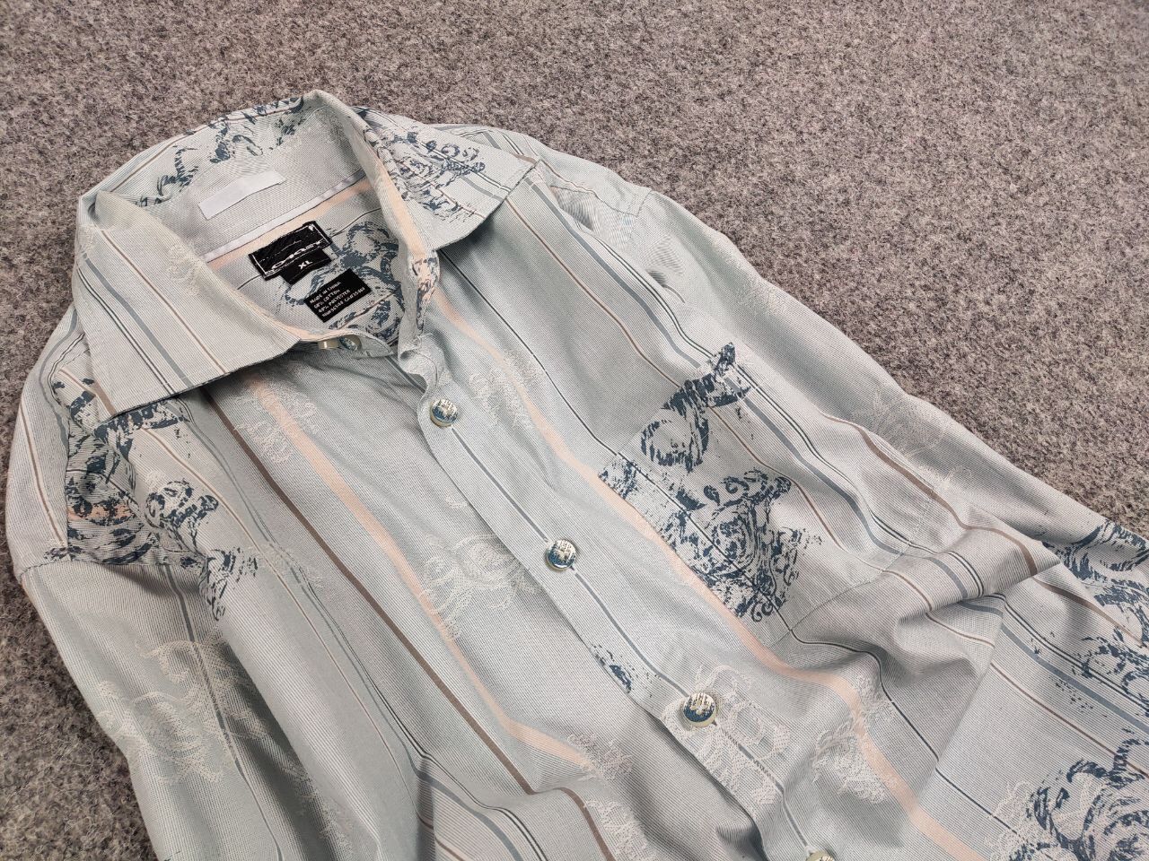 Oakley Vintage Oakley Monogram Logo Casual Button long sleeve Shirt Size US XL / EU 56 / 4 - 12 Thumbnail
