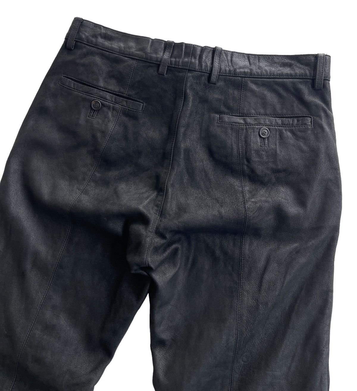 Issey Miyake Issey Miyake Men Sheepskin Leather Pants Size US 31 - 8 Thumbnail