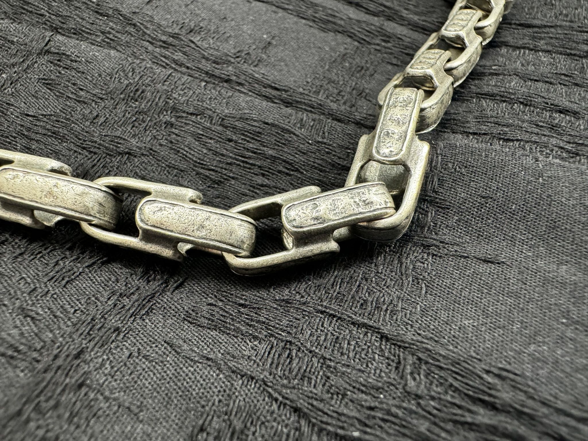 John Varvatos JOHN VARVATOS Distressed"Chain Necklace in .925 MSRP $1598 Size ONE SIZE - 2 Thumbnail