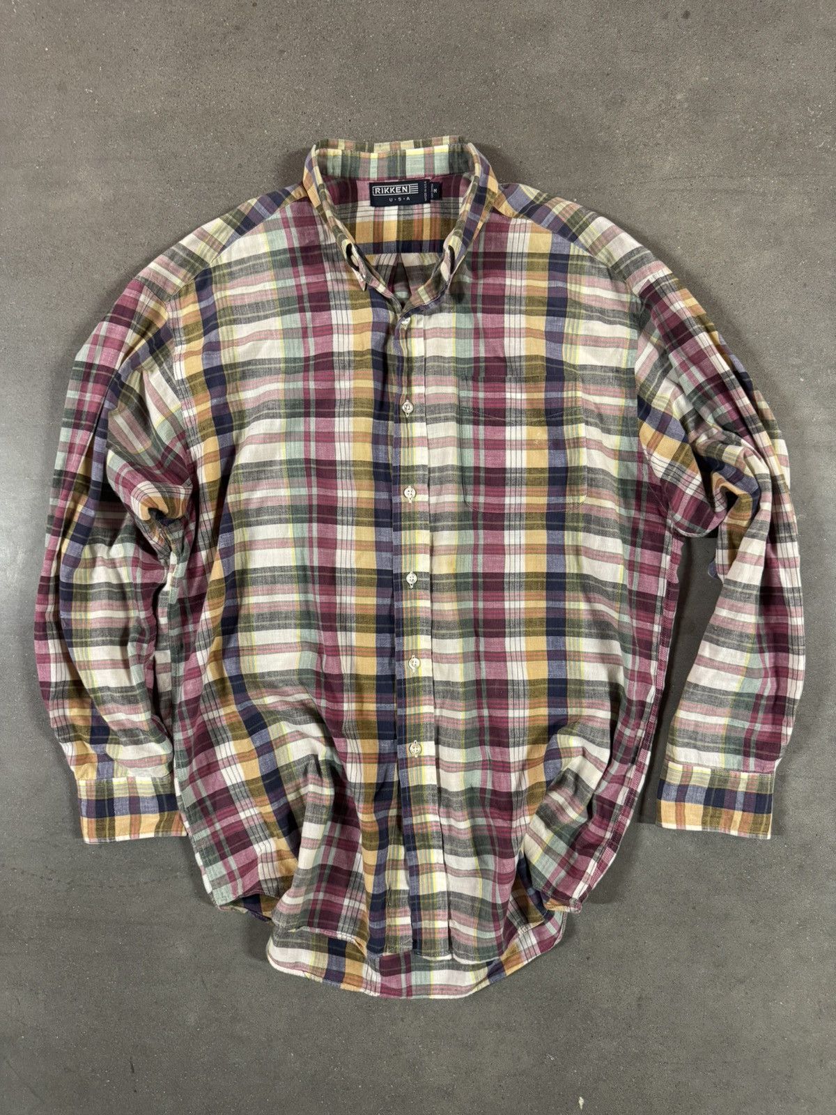 Other 90’s Rikken Multi-Color Flannel Size US M / EU 48-50 / 2 - 1 Thumbnail