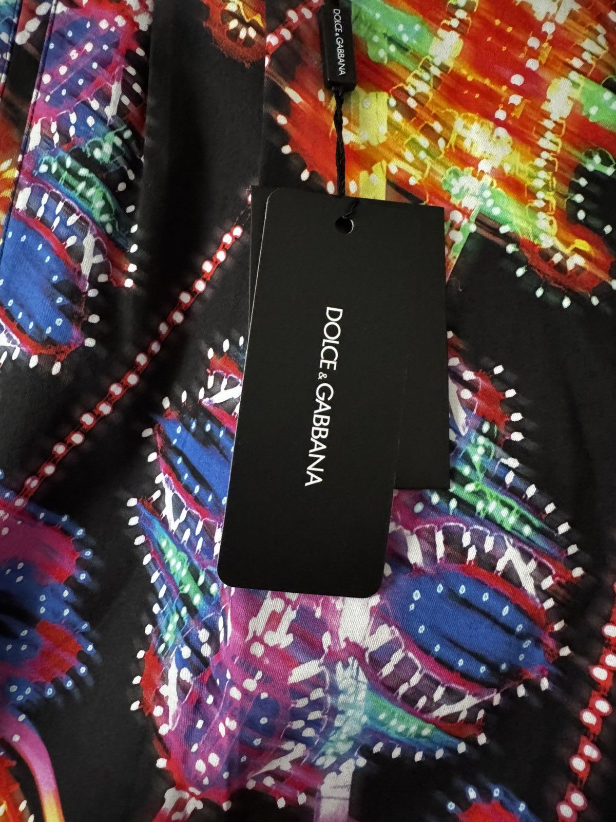 Dolce & Gabbana Dolce & Gabbana Multicolour Printed Shorts – BNWT- 48IT Size US 32 / EU 48 - 2 Thumbnail