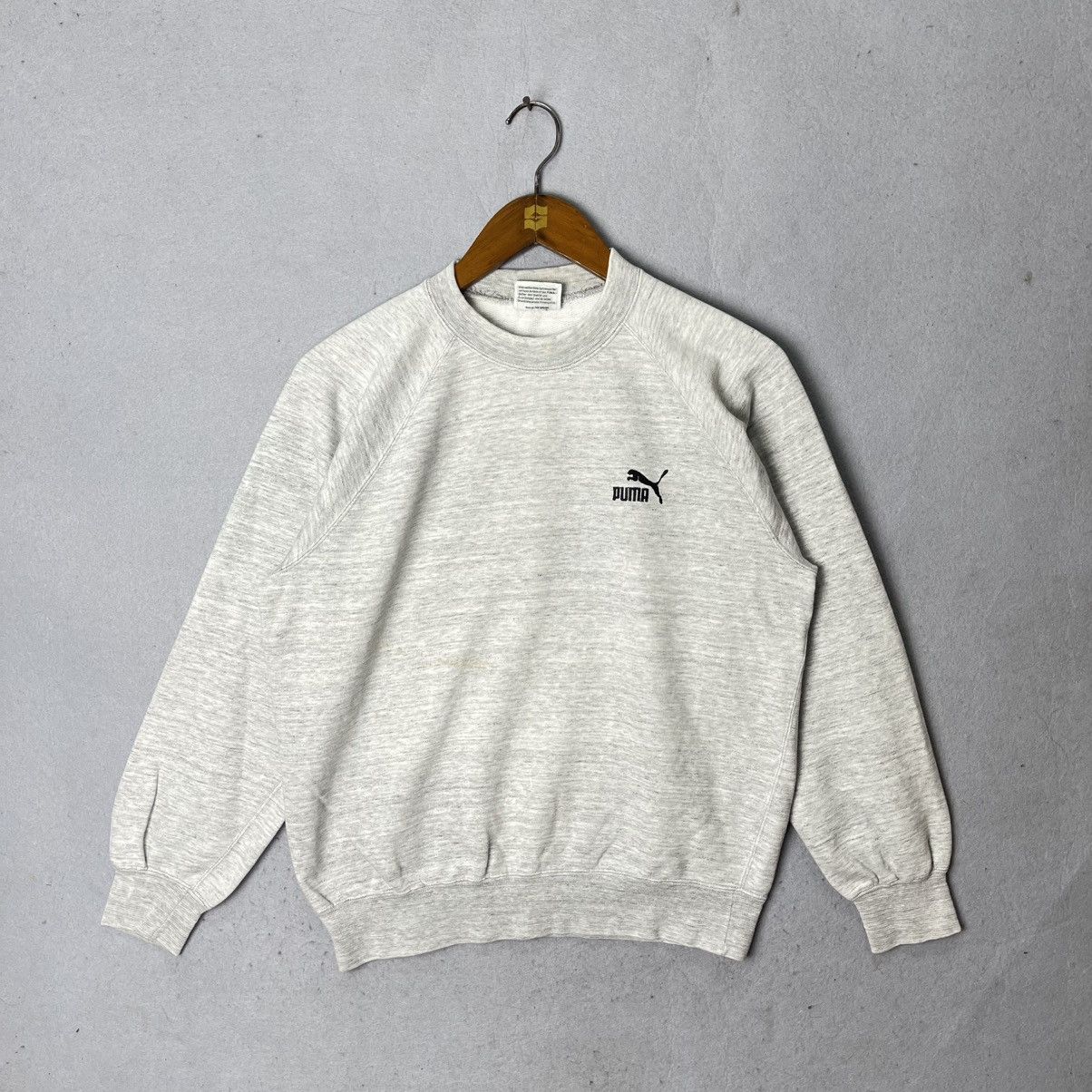 Puma Vintage 90s Puma Small Logo Raglan Sweatshirt Size US S / EU 44-46 / 1 - 1 Thumbnail