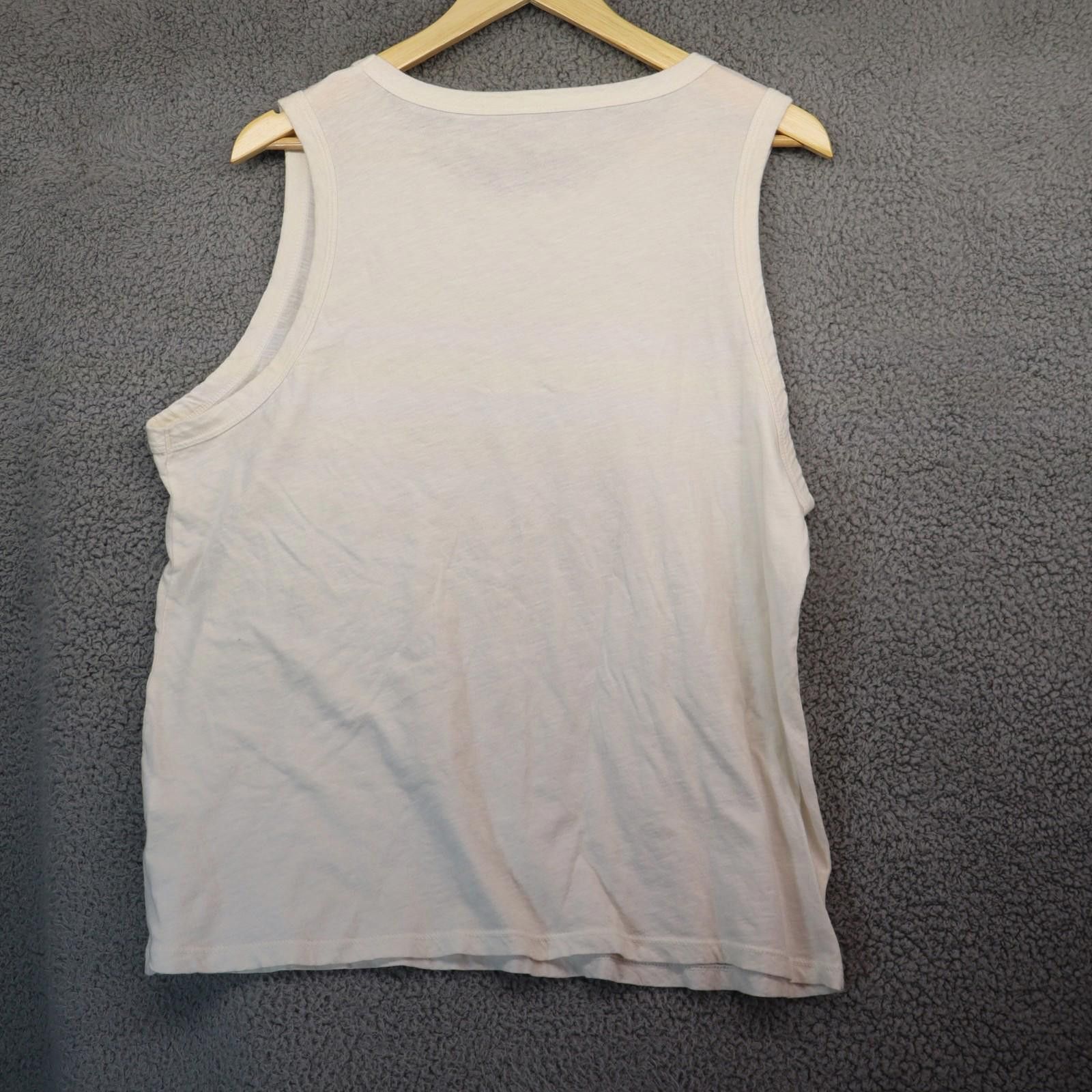 Lucky Brand Lucky Brand Women 1X Tank Top White Pineapple Size XL / US 12-14 / IT 48-50 - 4 Thumbnail