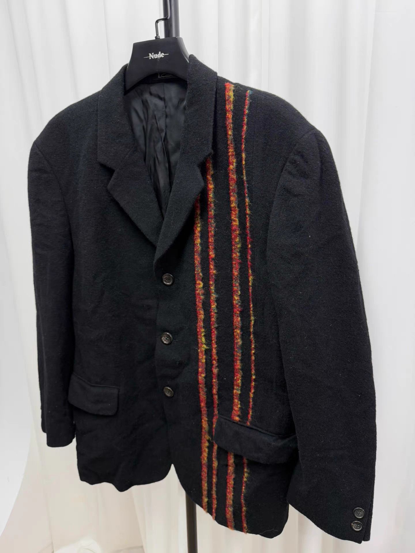 Yohji Yamamoto yohji yamamoto y's for men LQMEN Vintage Panel Fur Knit K20 Size US L / EU 52-54 / 3 - 2 Thumbnail