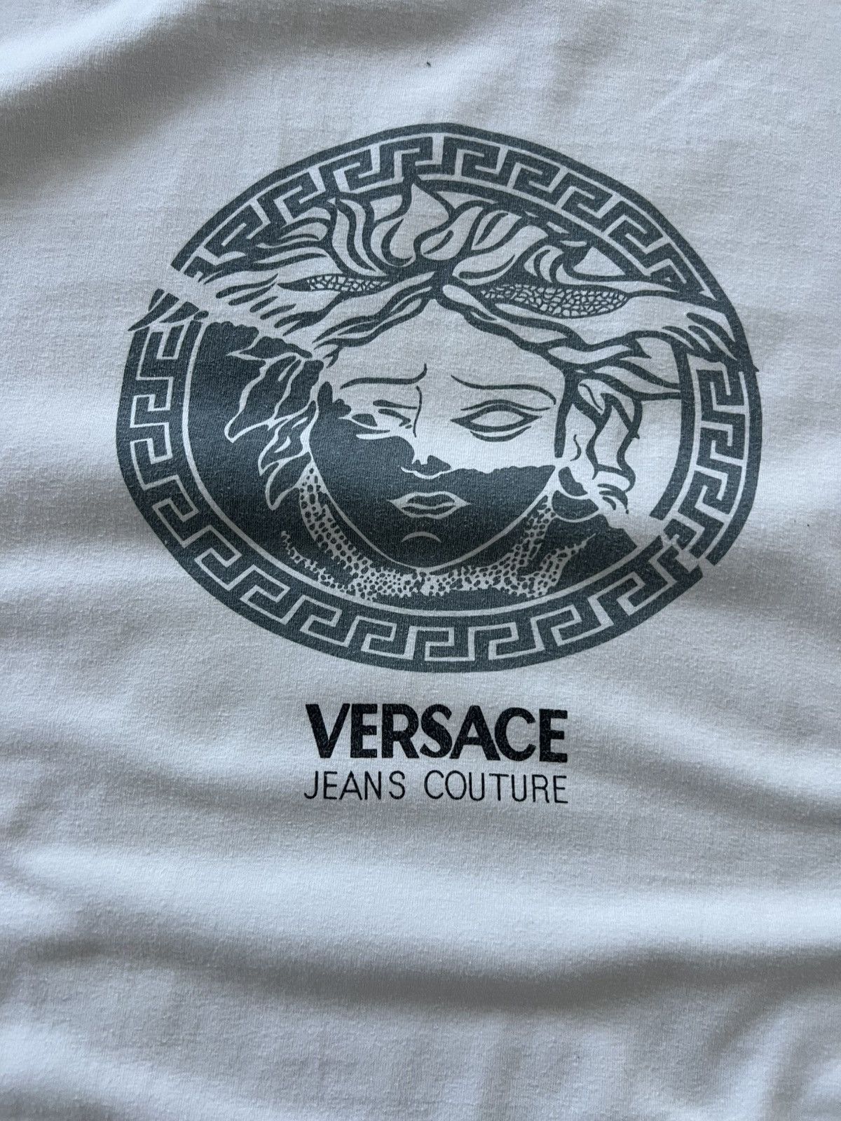 Versace Versace Jeans Couture T-shirt Logo Tee White Vintage Size US M / EU 48-50 / 2 - 6 Thumbnail