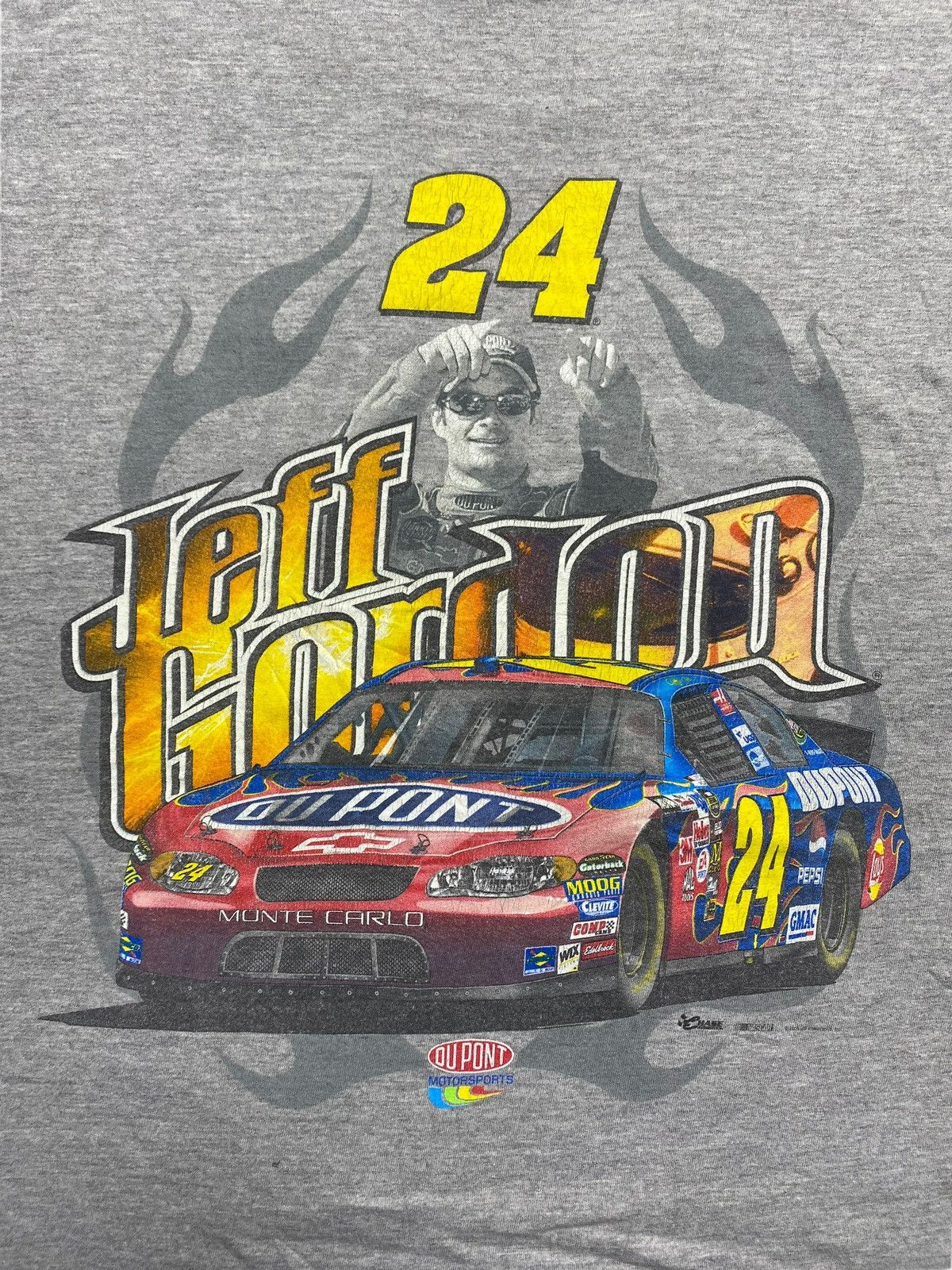 NASCAR VINTAGE NASCAR JEFF GORDON HENDRICK FIRE AND DESIRE 24 TEE Size US XL / EU 56 / 4 - 10 Thumbnail