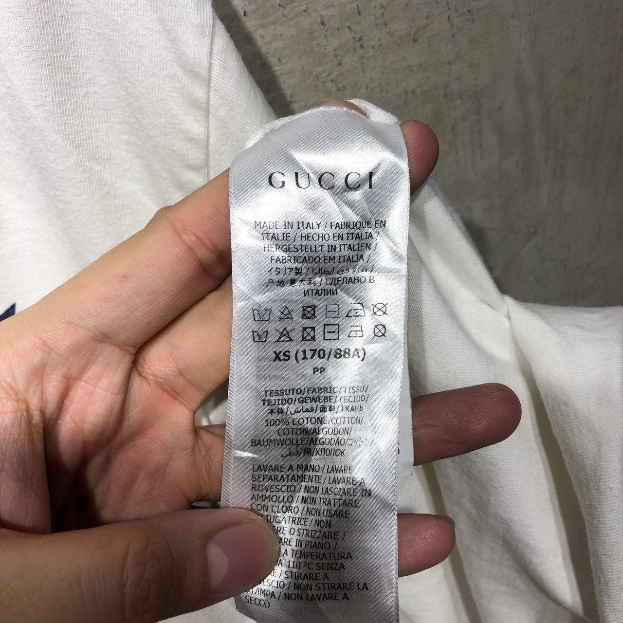 Gucci Gucci Mirror Print logo tee Size US M / EU 48-50 / 2 - 8 Thumbnail