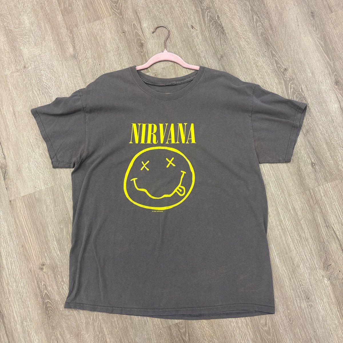 Other Vintage 1992 Faded Grey Nirvana Band Tee Size US M / EU 48-50 / 2 - 1 Thumbnail