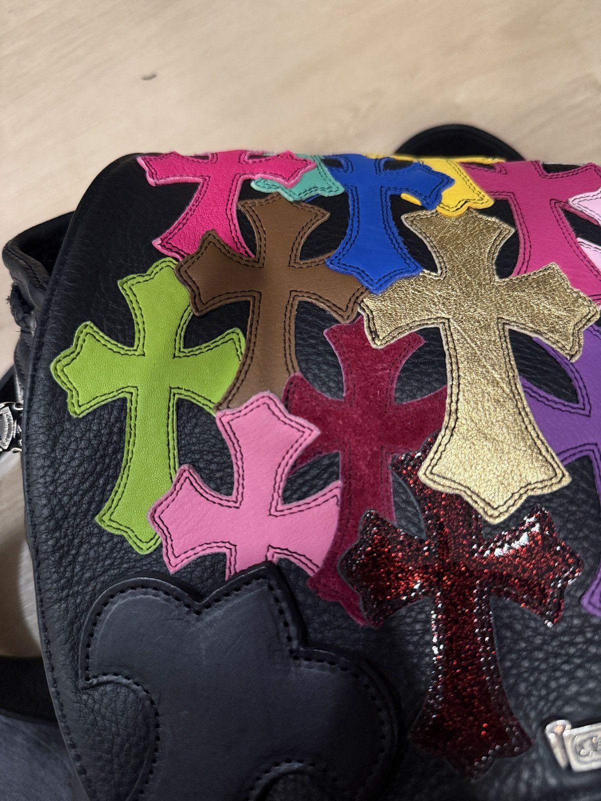 Chrome Hearts Chrome Hearts Multicolor Patch Leather Gunslinger Backpack Size ONE SIZE - 4 Thumbnail