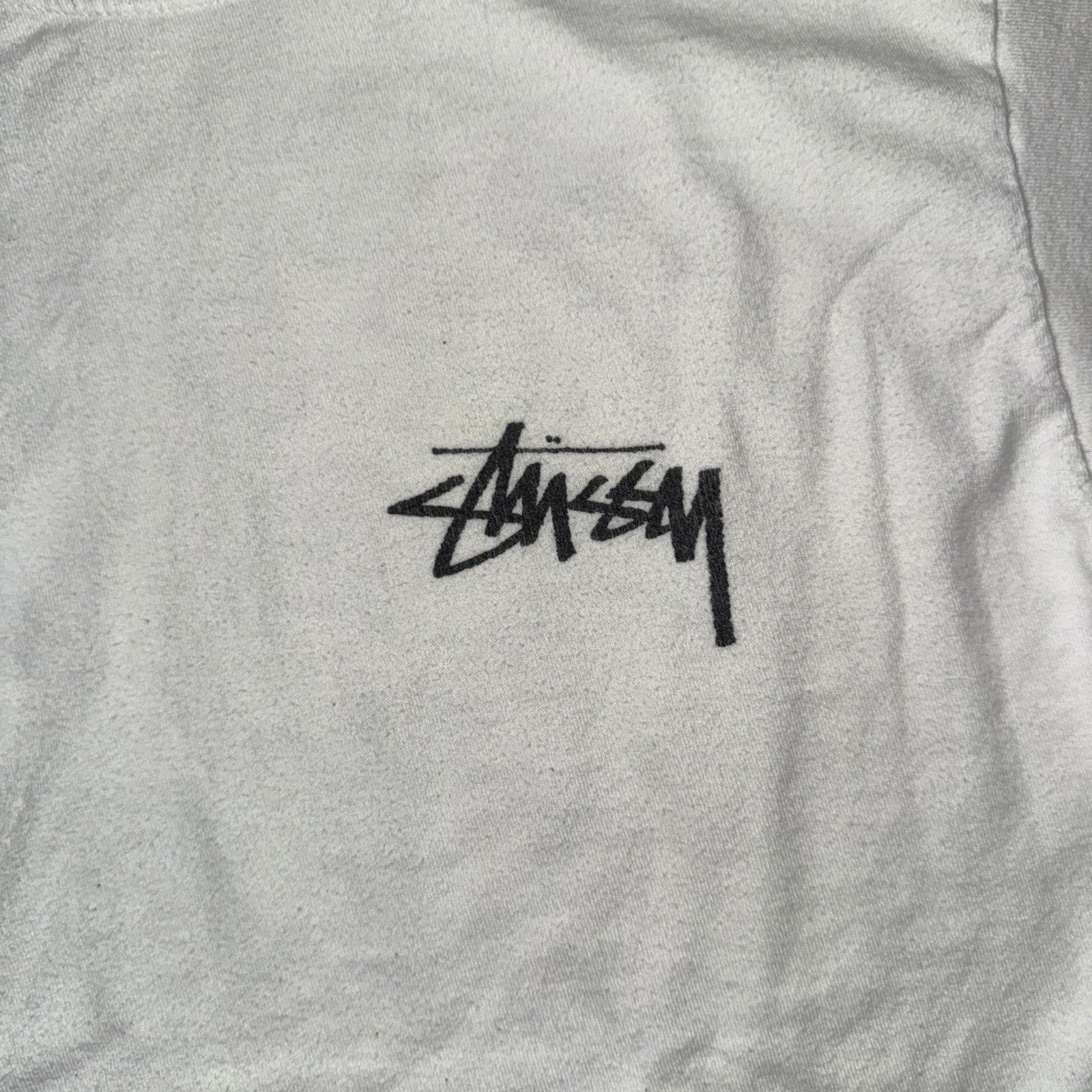Stussy × Vintage Stüssy “Feel the Energy” Graphic T-Shirt White Size M 21x28 Size US M / EU 48-50 / 2 - 4 Thumbnail