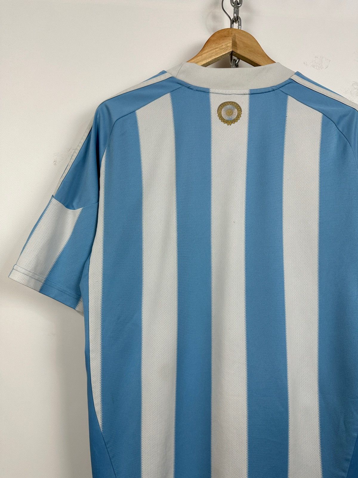 Adidas 2008 Adidas Argentina National Team Vintage Soccer Jersey Size US L / EU 52-54 / 3 - 11 Thumbnail